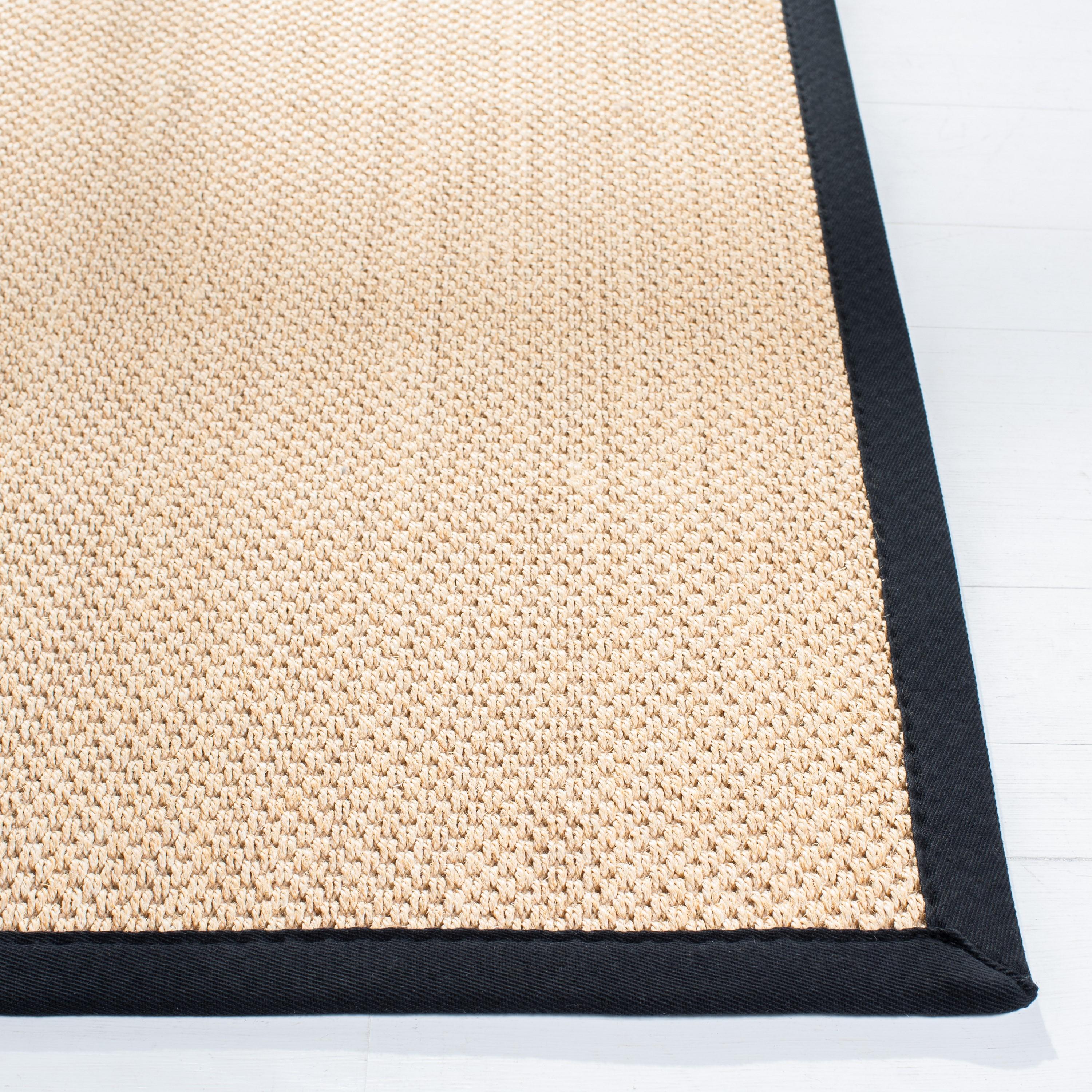 Natural Fiber NF141 Power Loomed Indoor Accent Rug - Maize/Black - 3'x5' - Safavieh.