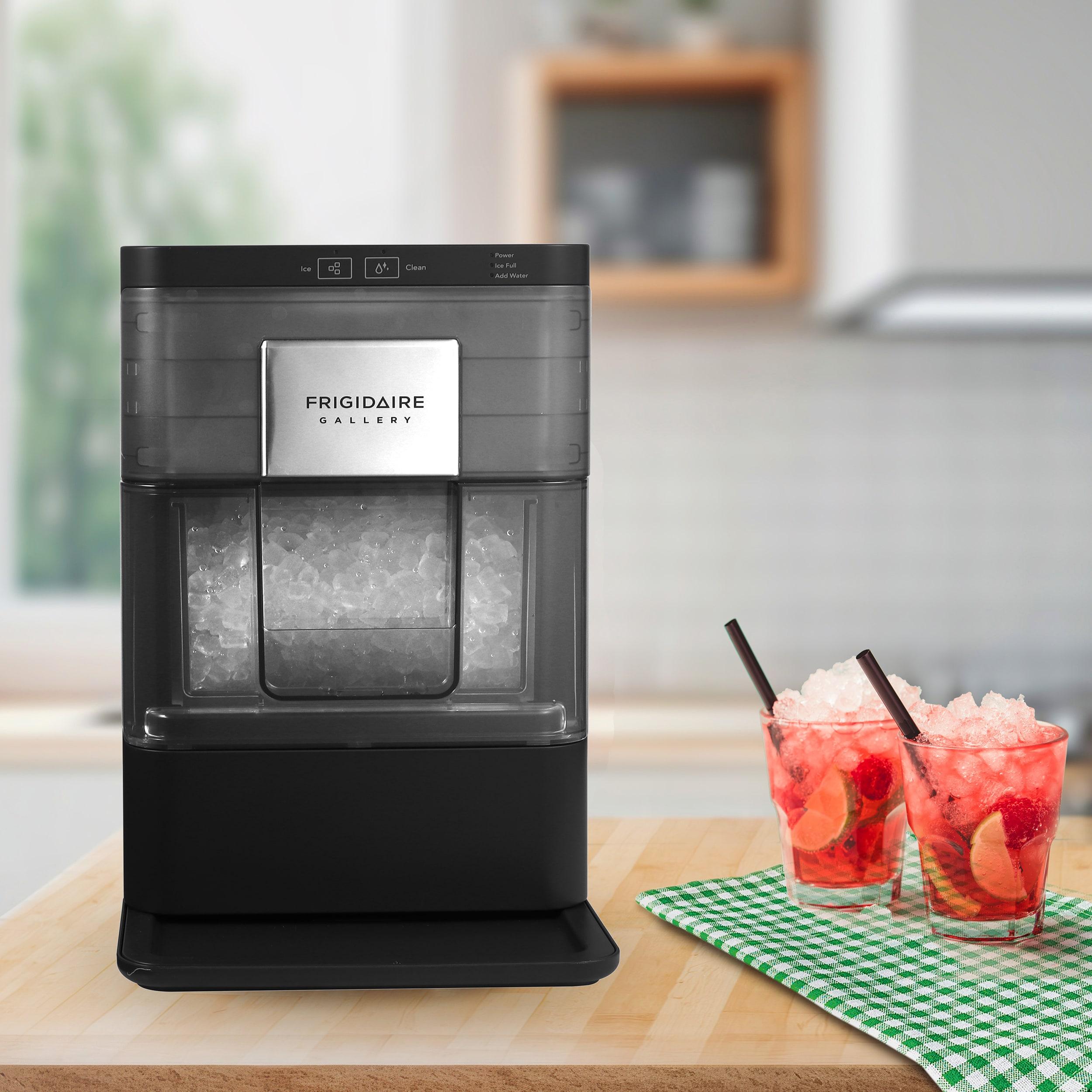 Frigidaire Nugget Ice Maker - Black: Countertop Ice Machine, 44 lbs Daily Production, 3 lbs Storage, Includes Scoop
