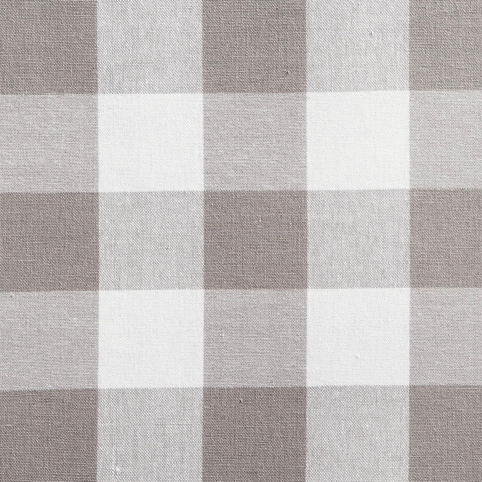 Farmhouse Living Buffalo Check Kitchen Tier Window Curtain Set of 2 - 30" x 36" - Gray/White - Elrene Home Fashions