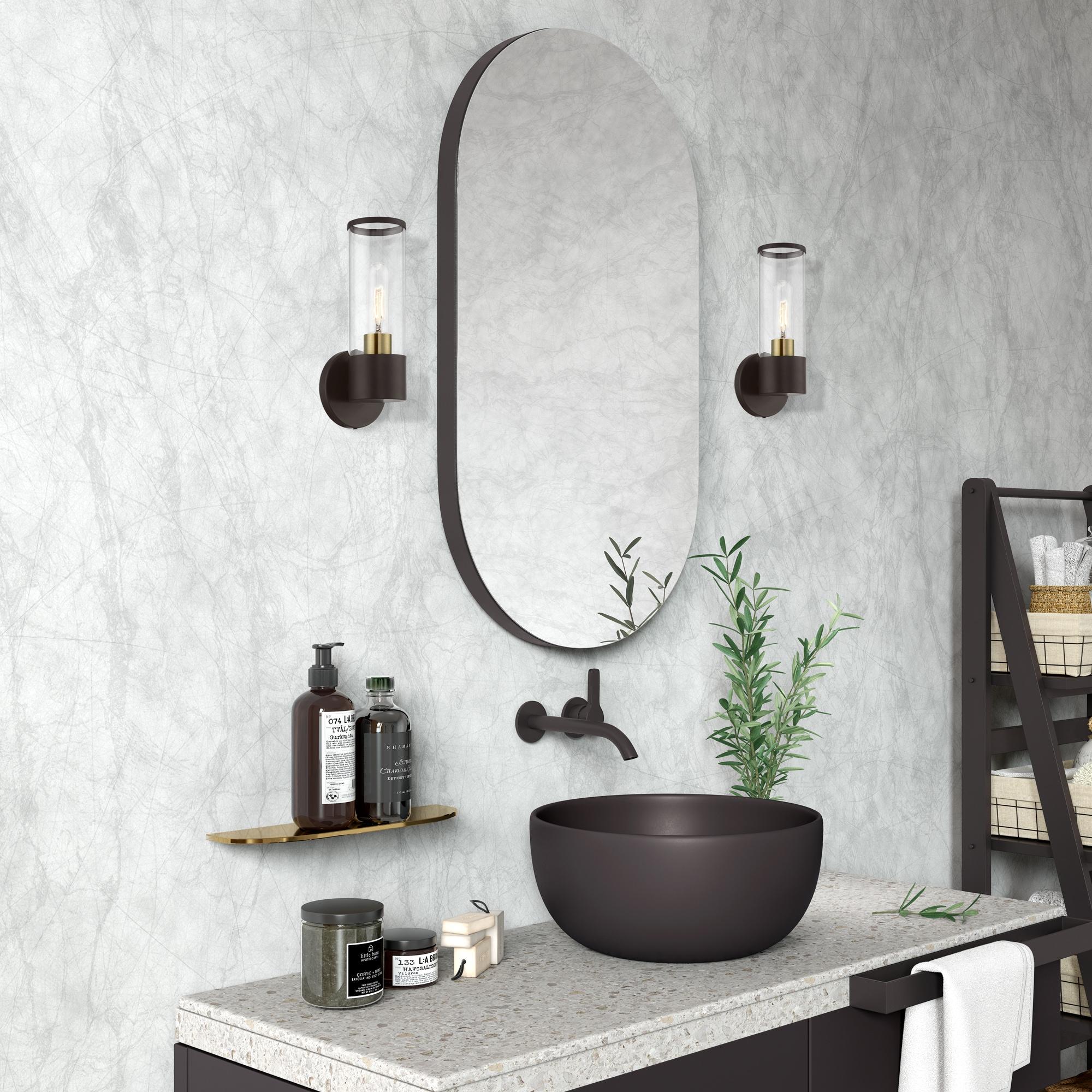 Livex Lighting Banca 1 - Light Sconce in  Bronze/Antique Brass