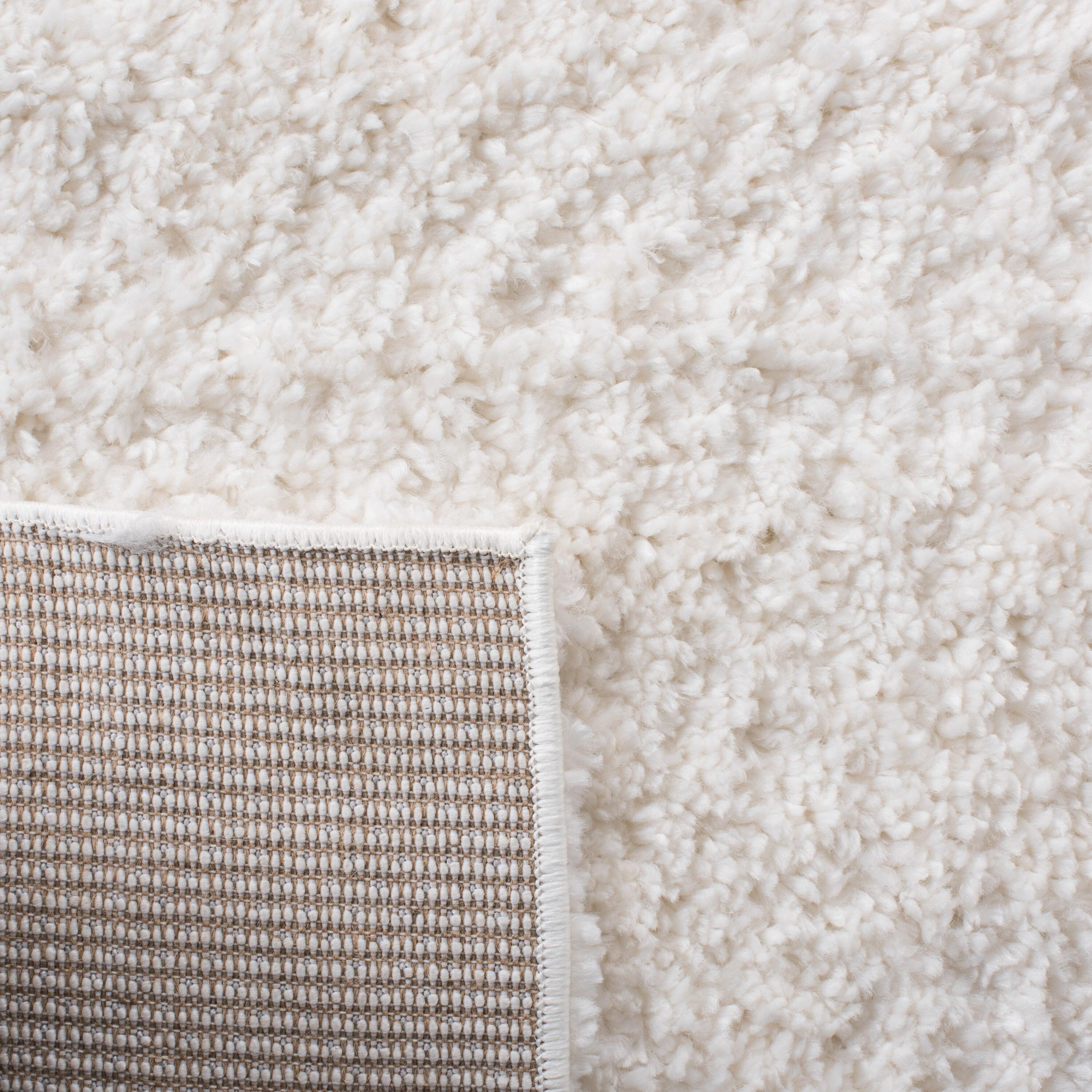 Parma Shag PMA521 Power Loomed Indoor Area Rug - 5'3"x7'6" - Cream/Grey - Safavieh