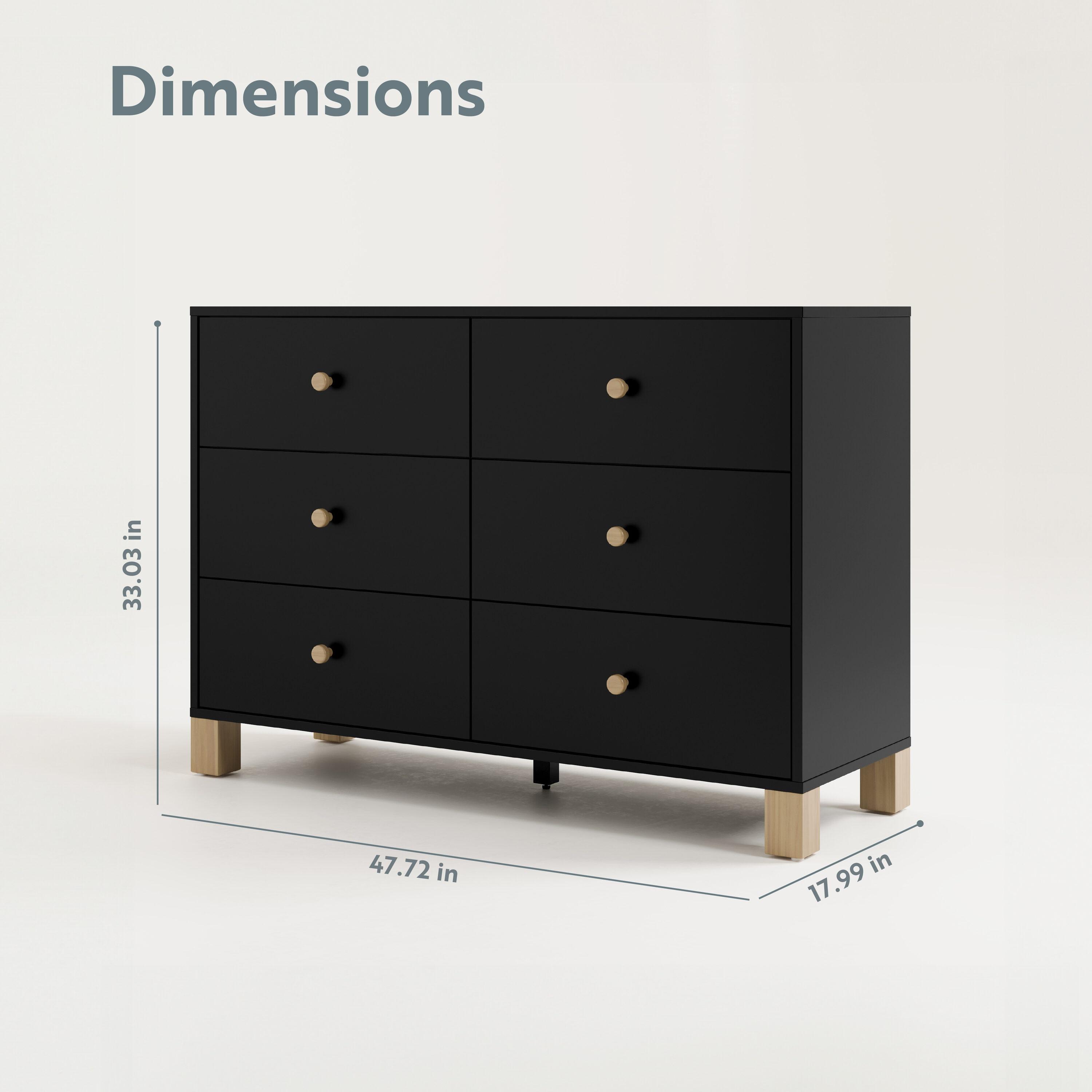 California 6 Drawer Dresser