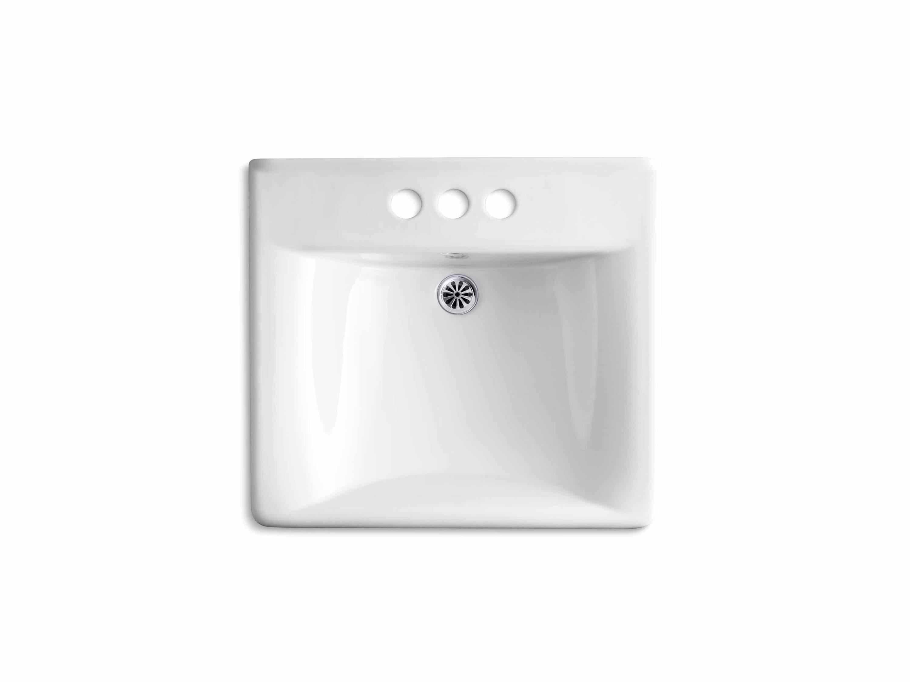 Soho Ceramic 20" Wall Mount Bathroom Sink with Overflow