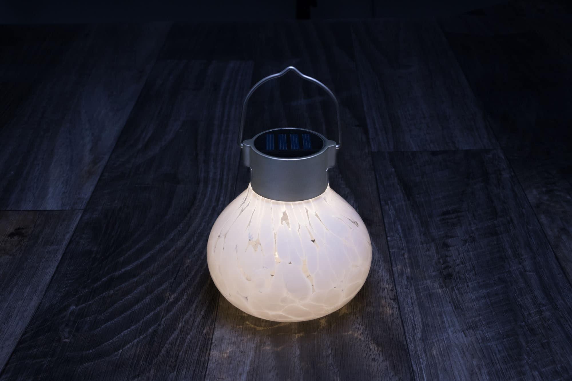 Solar Tea Lantern - White