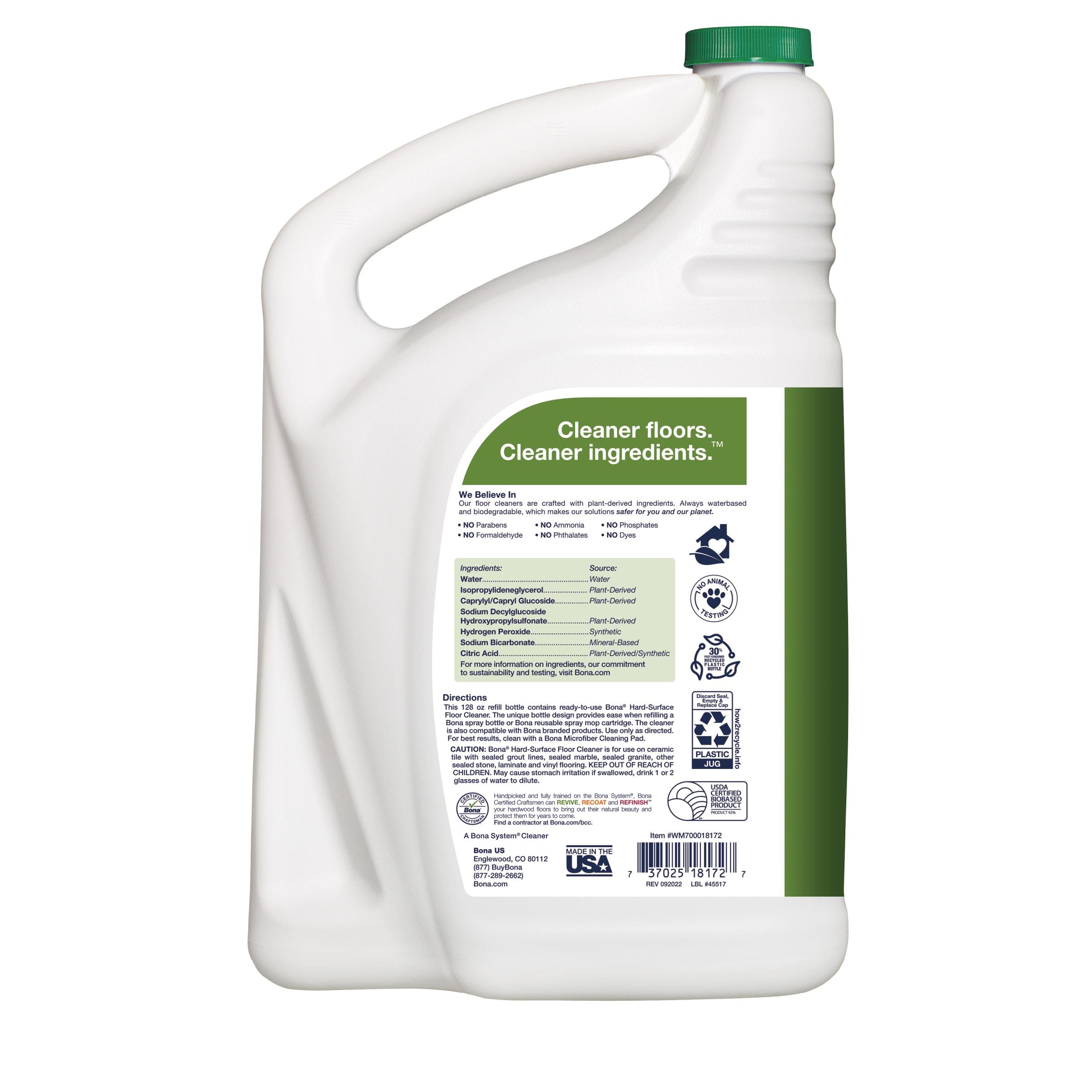 Bona Cleaning Products Multi-Surface Cleaner Spray + Mop All Purpose Floor Cleaner - Unscented - 128 fl oz