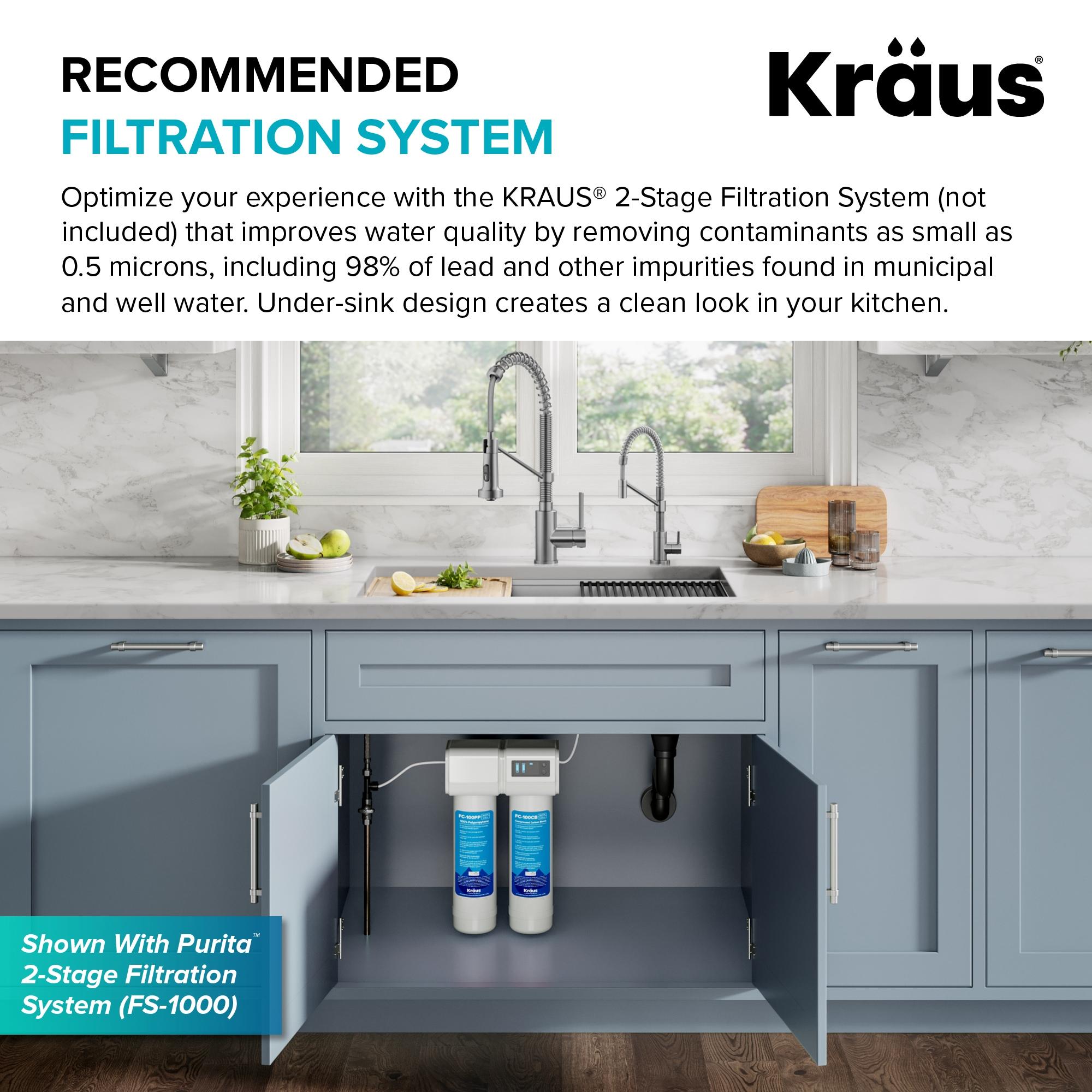 KRAUS Bolden Single Handle Drinking Water Filter Faucet for Reverse Osmosis or Water Filtration System