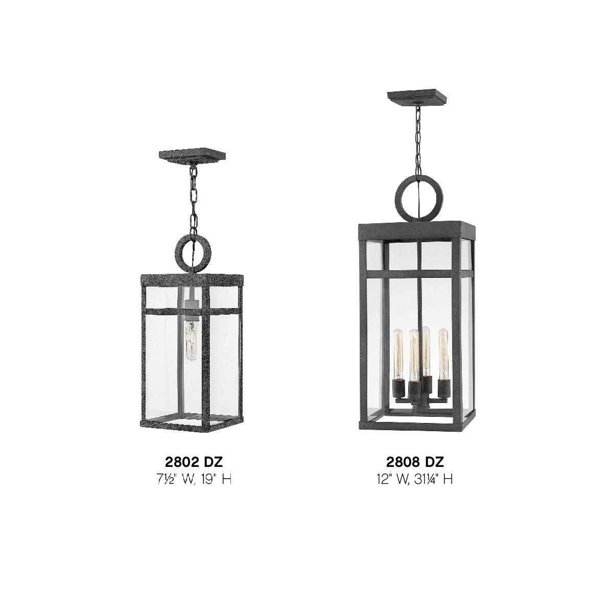 Porter 4 -Bulb 31.3" H Outdoor Hanging lantern By Lisa McDennon