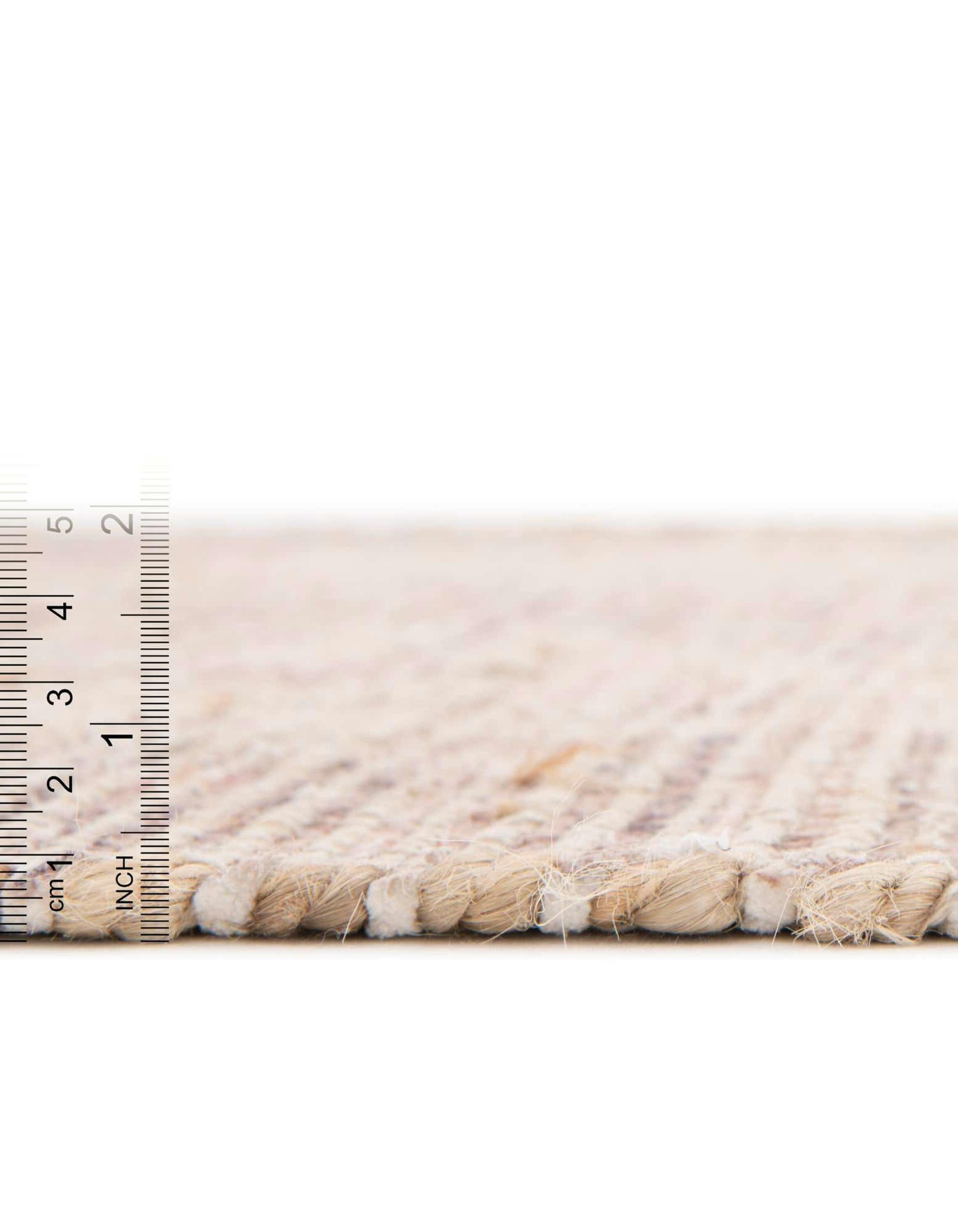 Unique Loom 2' 2 x 6' 1 Chenille Jute  Runner Rug
