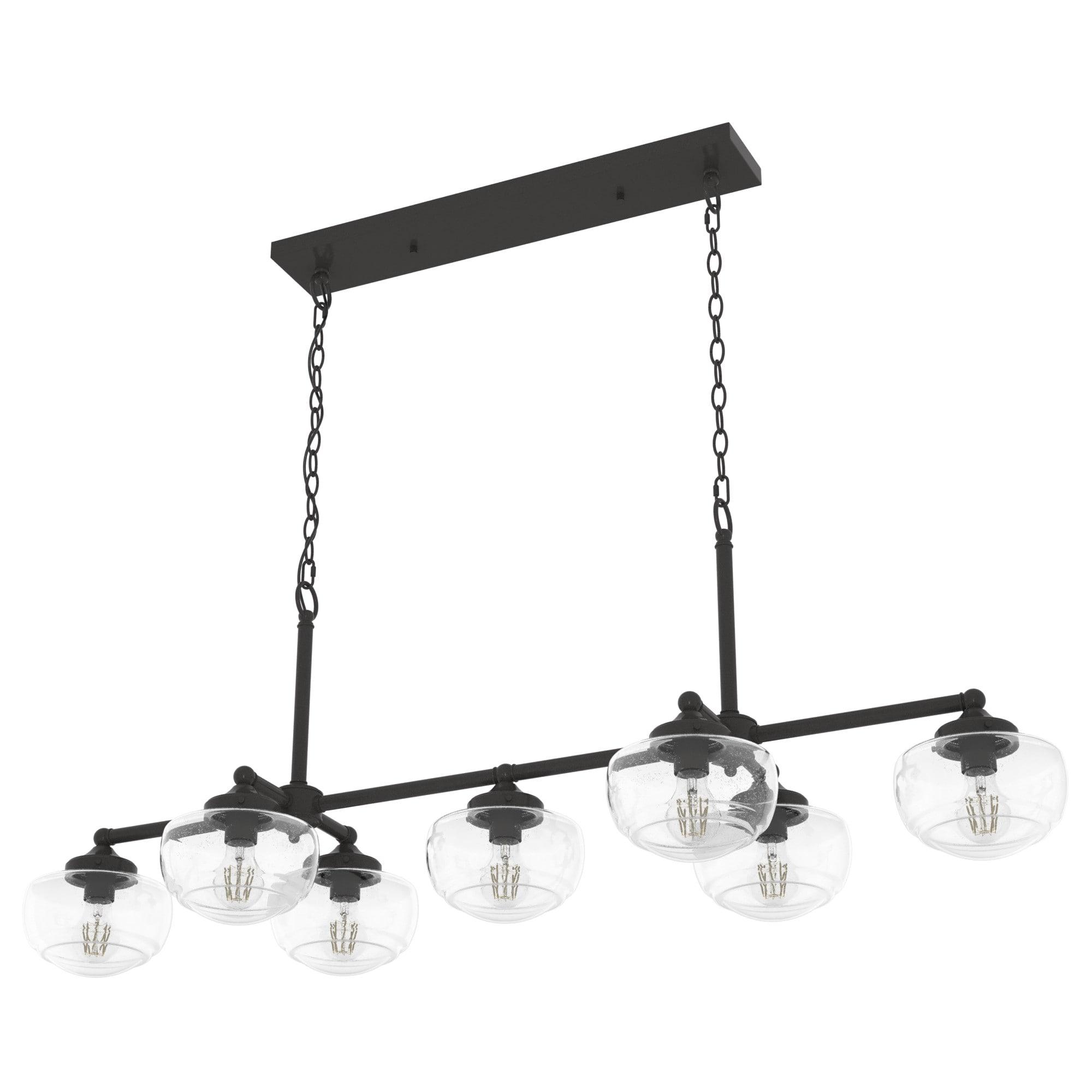 Saddle Creek 7 - Light Kitchen Island Linear Pendant
