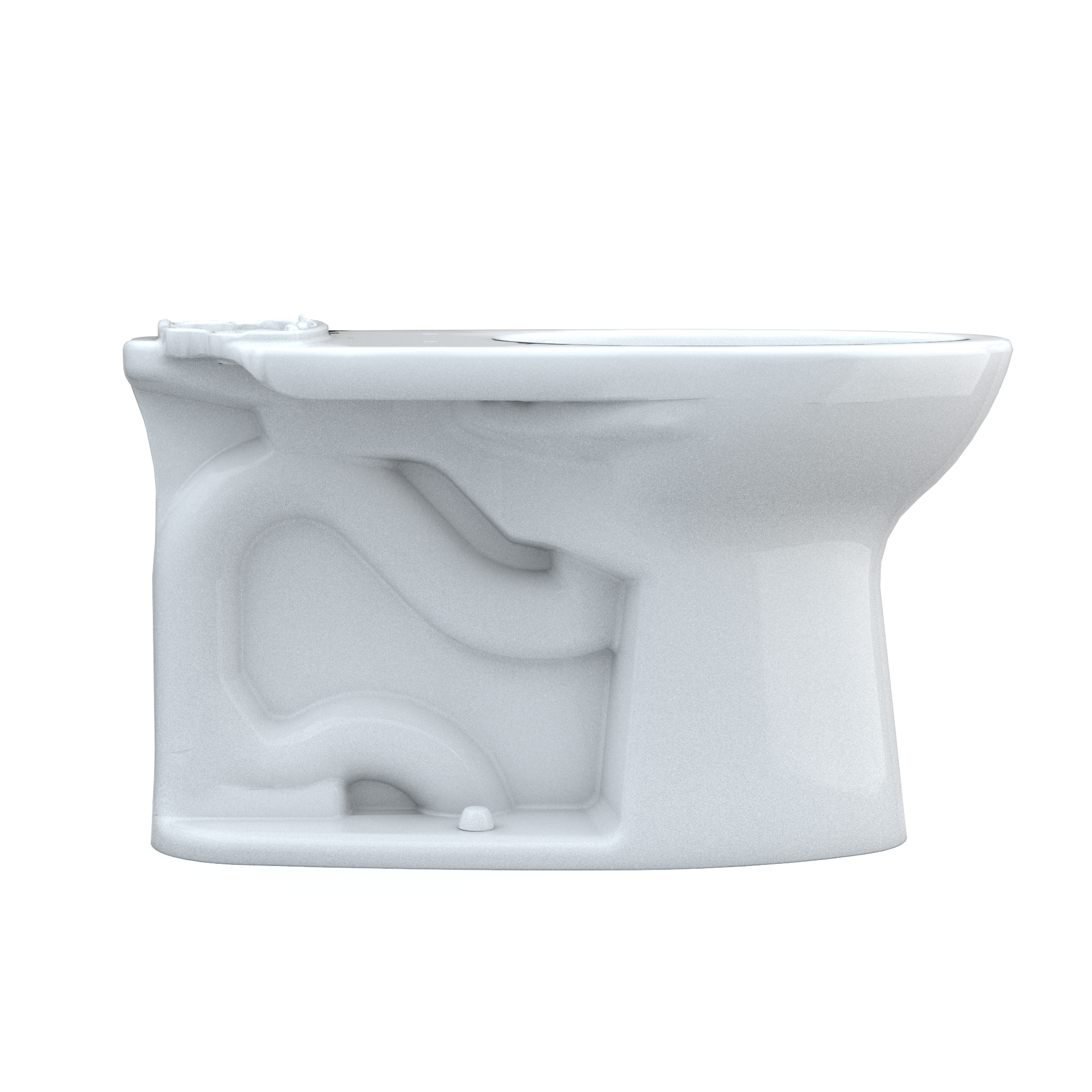 TOTO® Drake® Elongated Universal Height TORNADO FLUSH® Toilet Bowl with CEFIONTECT®, Cotton White - C776CEFG#01