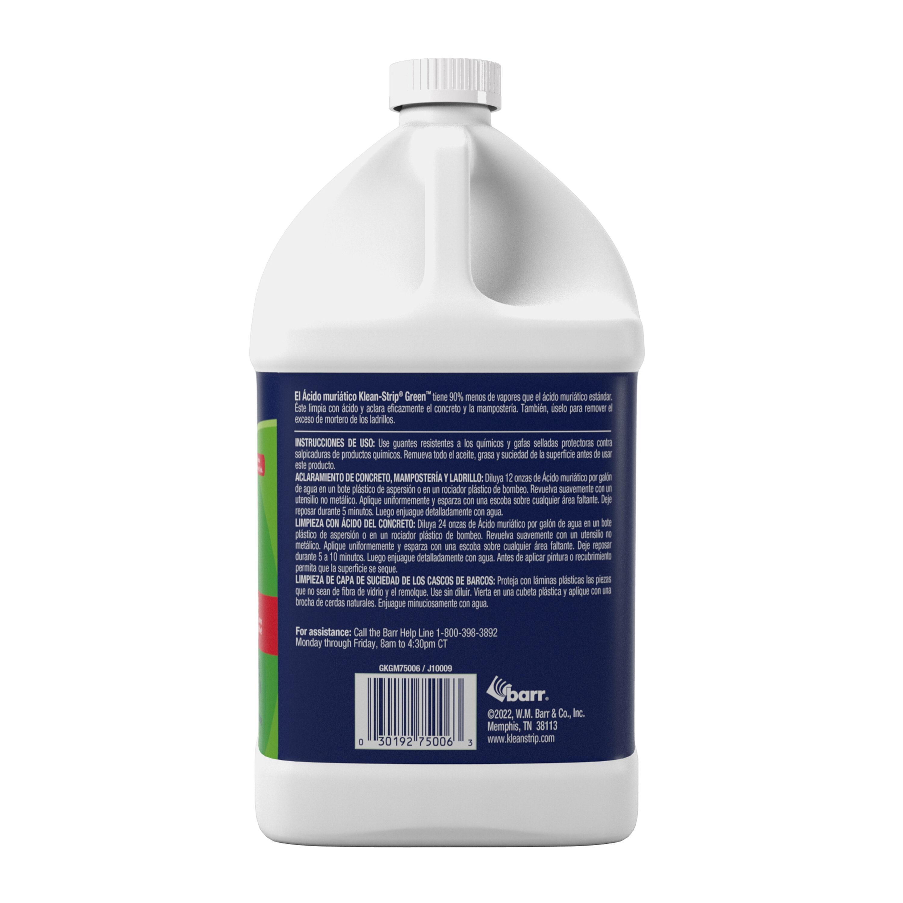 Klean Strip Green Gallon Muriatic Acid for Concrete and Masonry