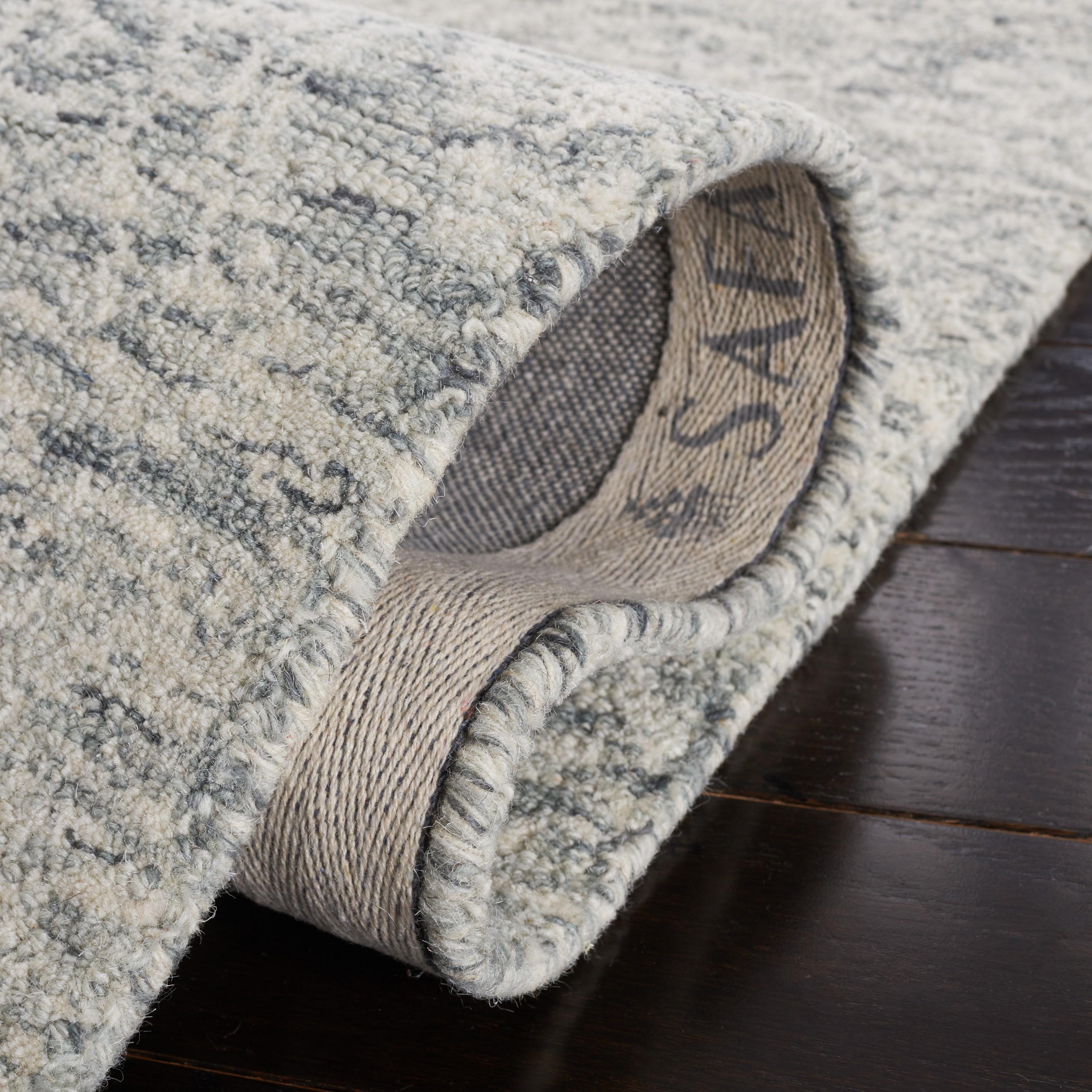 Metro MET998 Hand Tufted Indoor Area Rug - Dark Grey/Ivory - 4'x6' - Safavieh