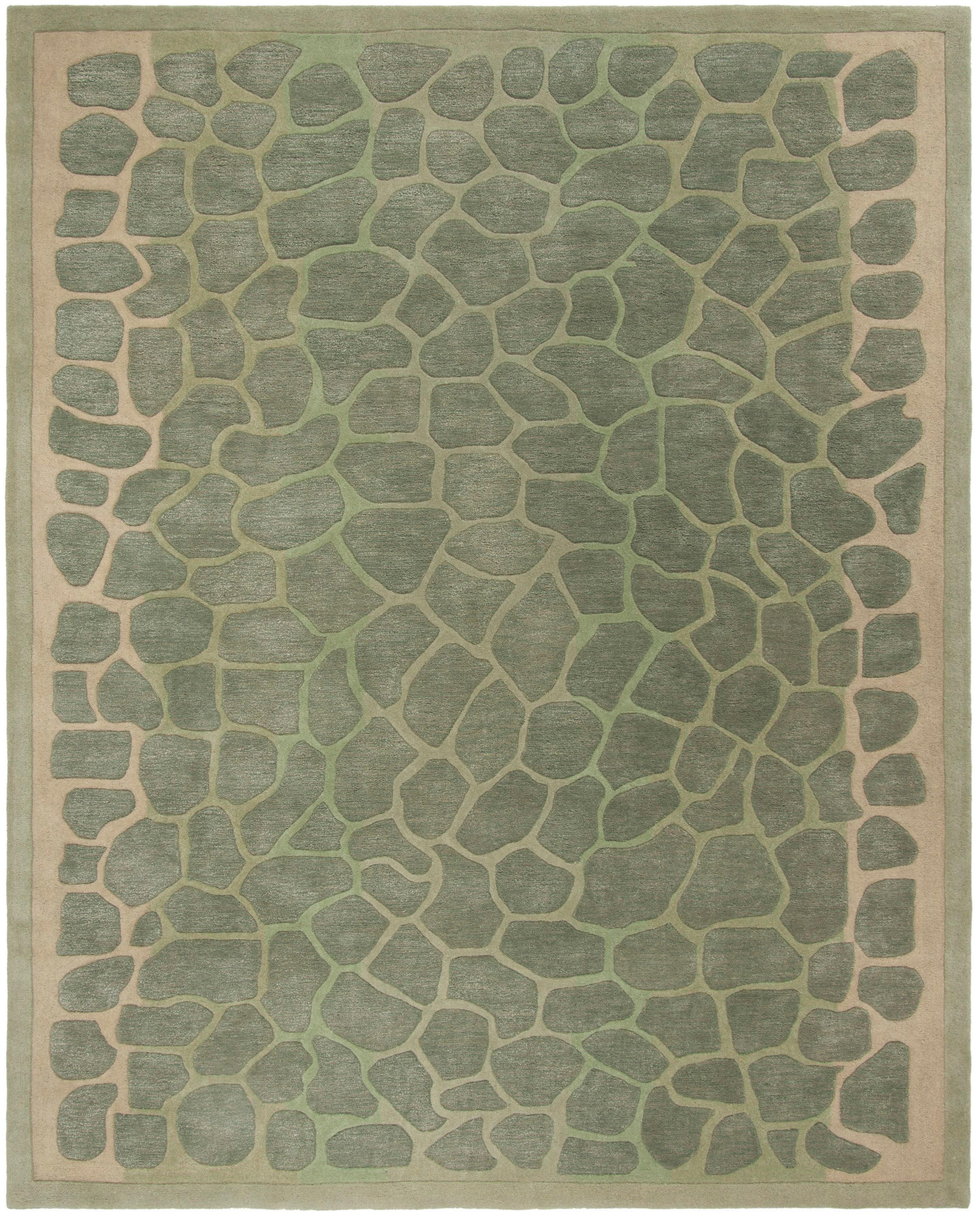Martha Stewart Hand Tufted 70% Wool And 30% Viscose Geometric Rug