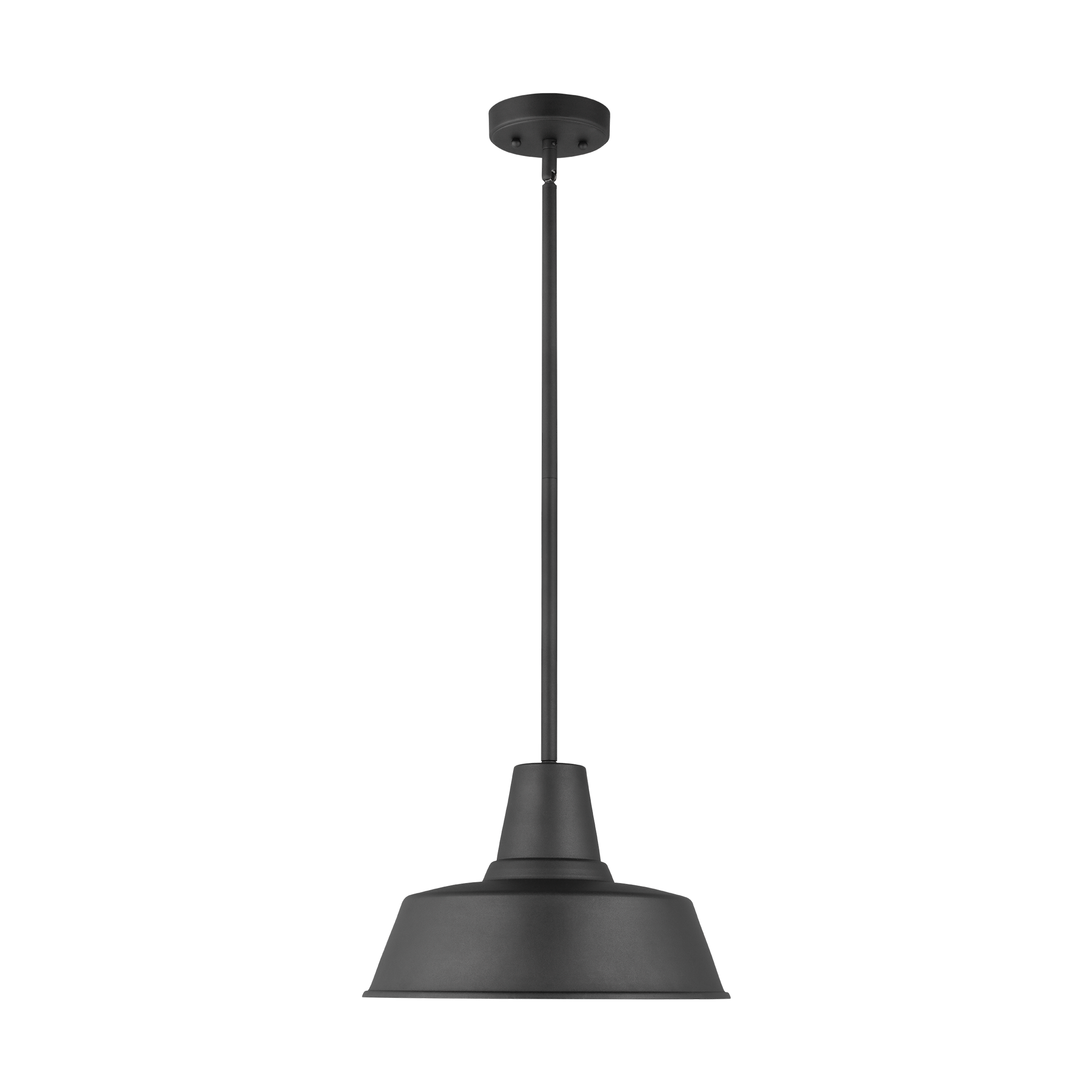 Fisher Outdoor Pendant Light - Black / 14" Dia