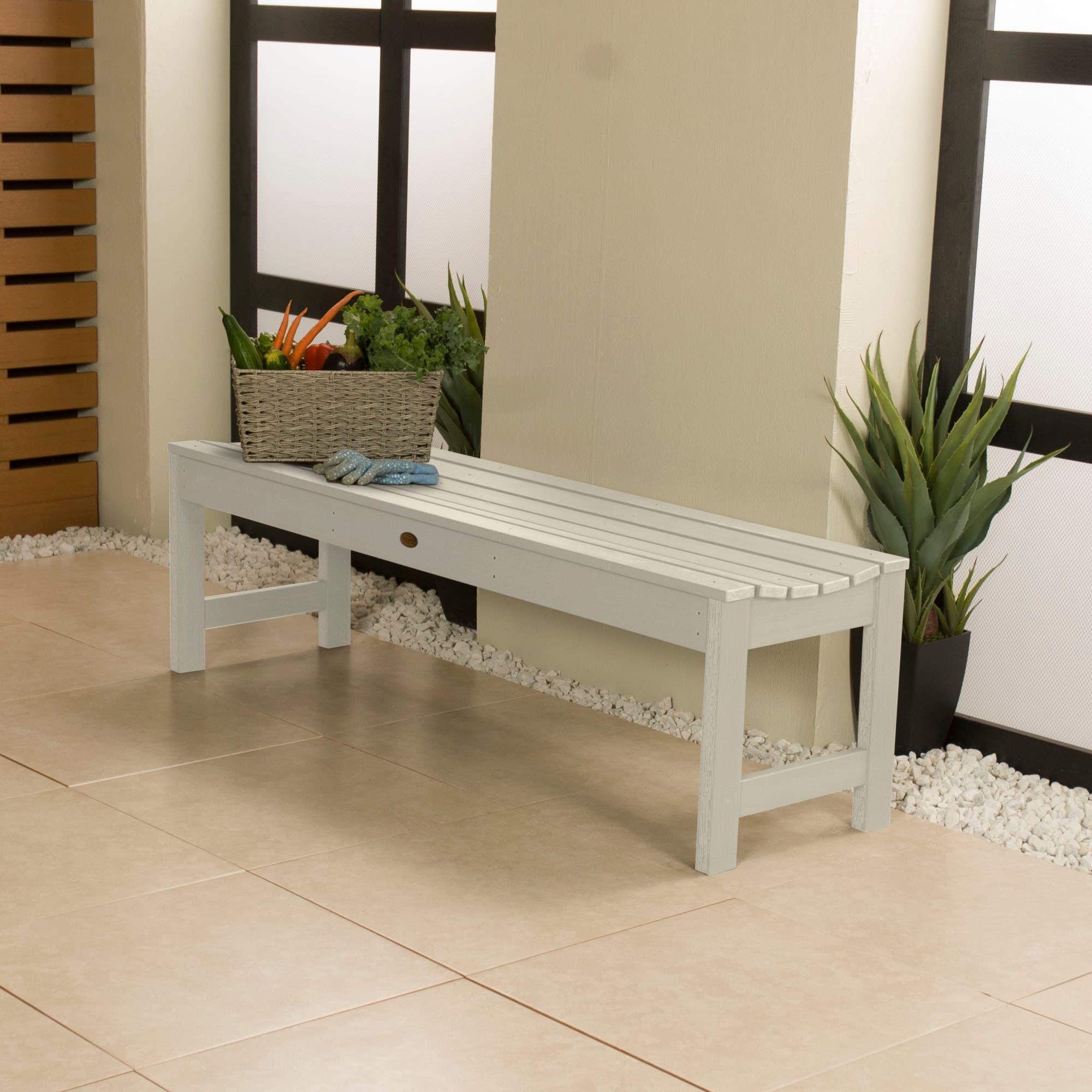 highwoodÂ® Eco-Friendly Recycled Plastic Lehigh Picnic Bench, 5'