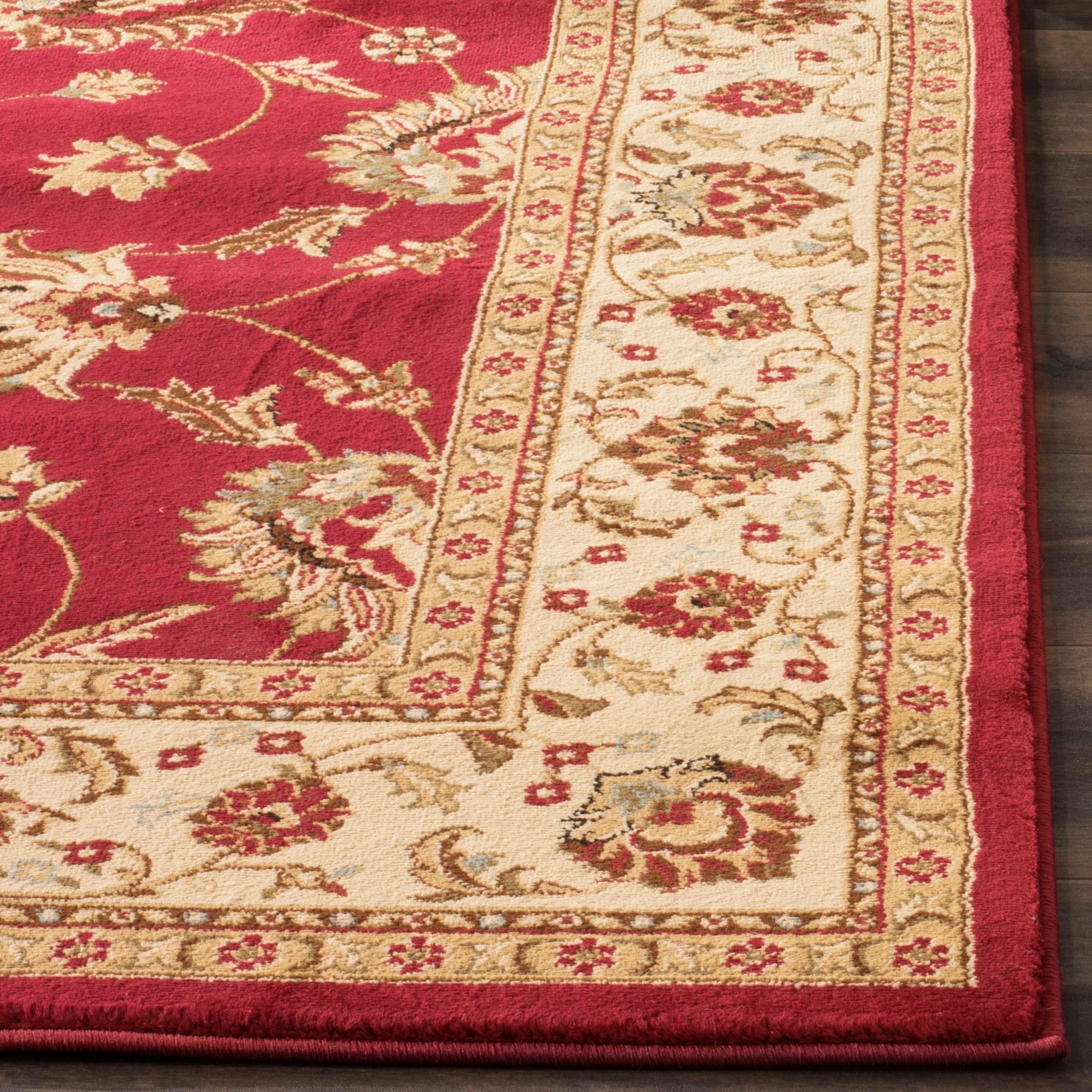 Lyndhurst LNH553 Power Loomed Accent Rug - Red/Ivory - 3'3"x5'3" - Safavieh.