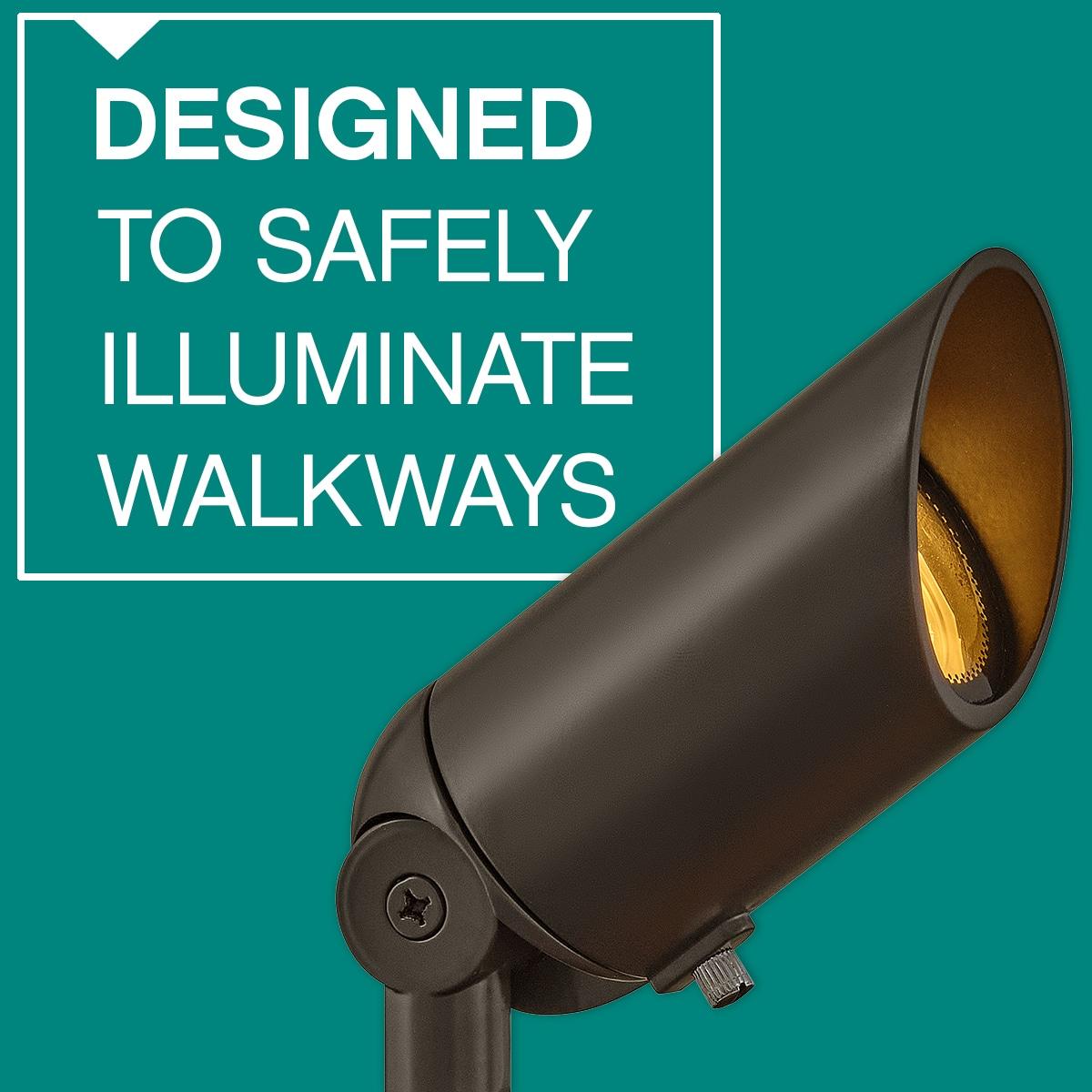 Bronze Low Voltage LED Outdoor Spot Light with Clear Lens