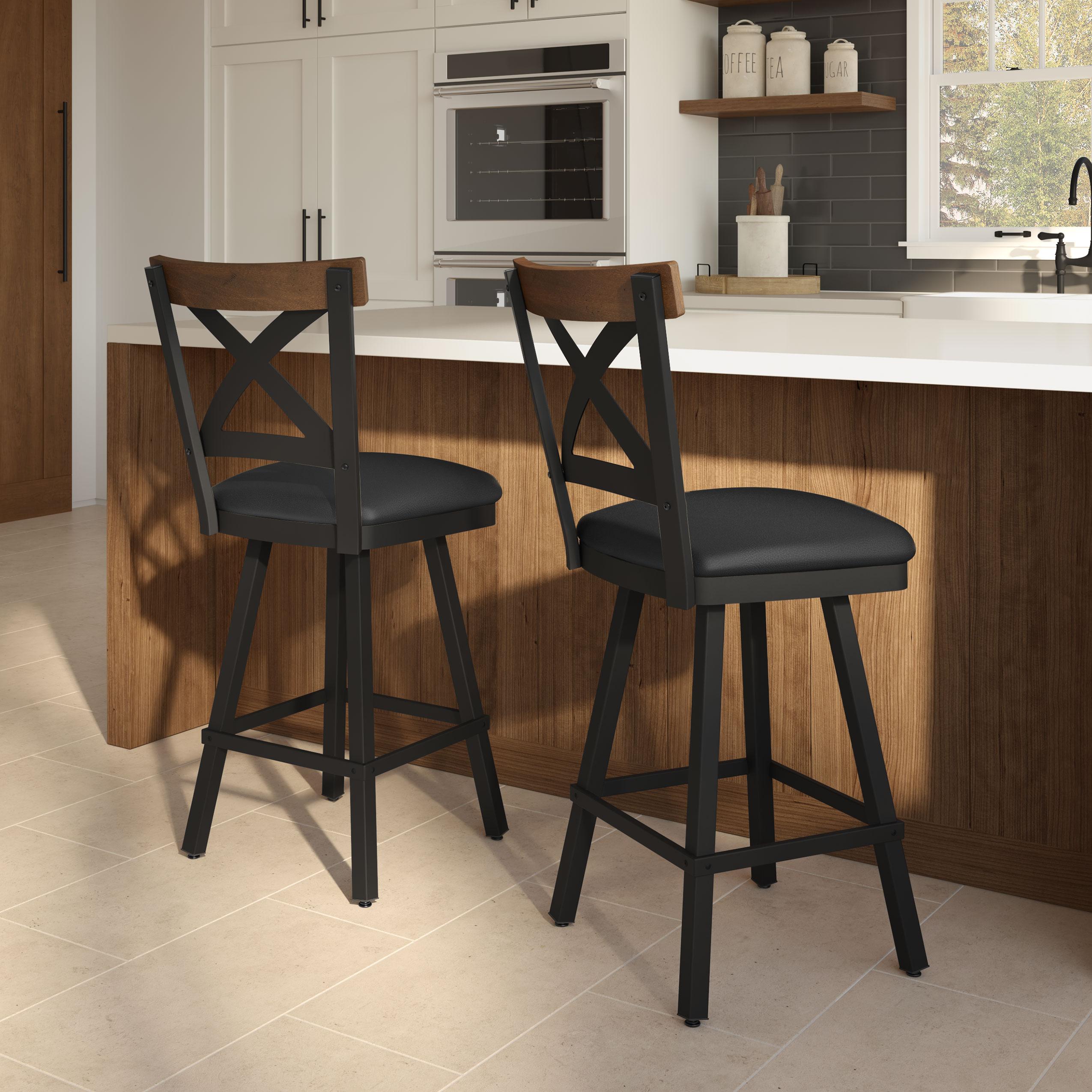 26.5" Snyder Swivel Counter Height Barstool - Amisco