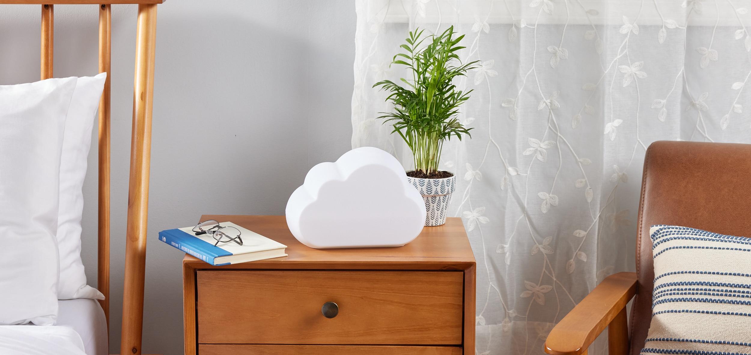 Pure Enrichment MistAire Cloud Ultrasonic Cool Mist Humidifier and Mood Light: Kids' Bedroom, Adjustable, Quiet, 24hr Run