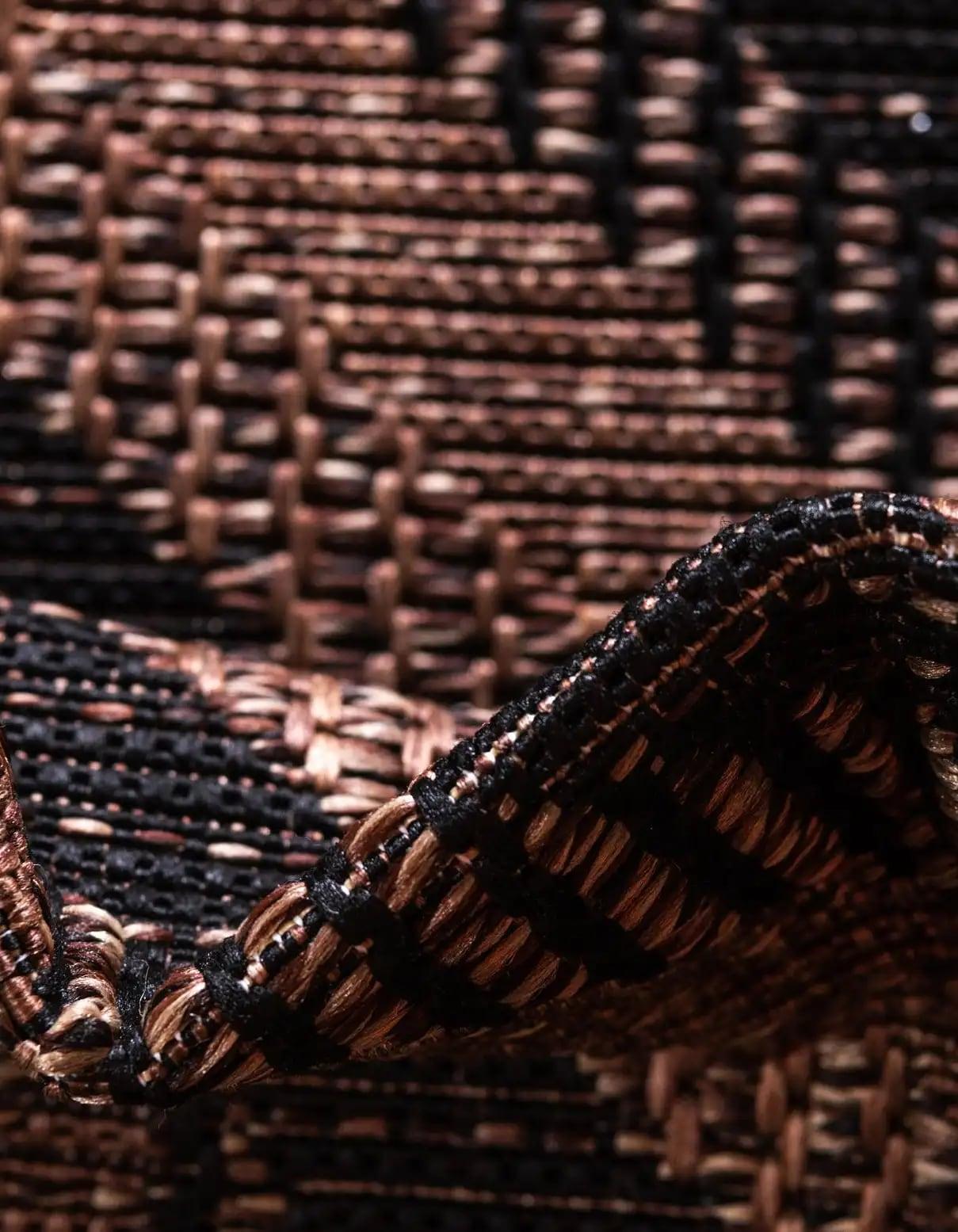 Unique Loom 2' 2 x 6' 0 Runner Brown Outdoor Modern Chevron Area Rug