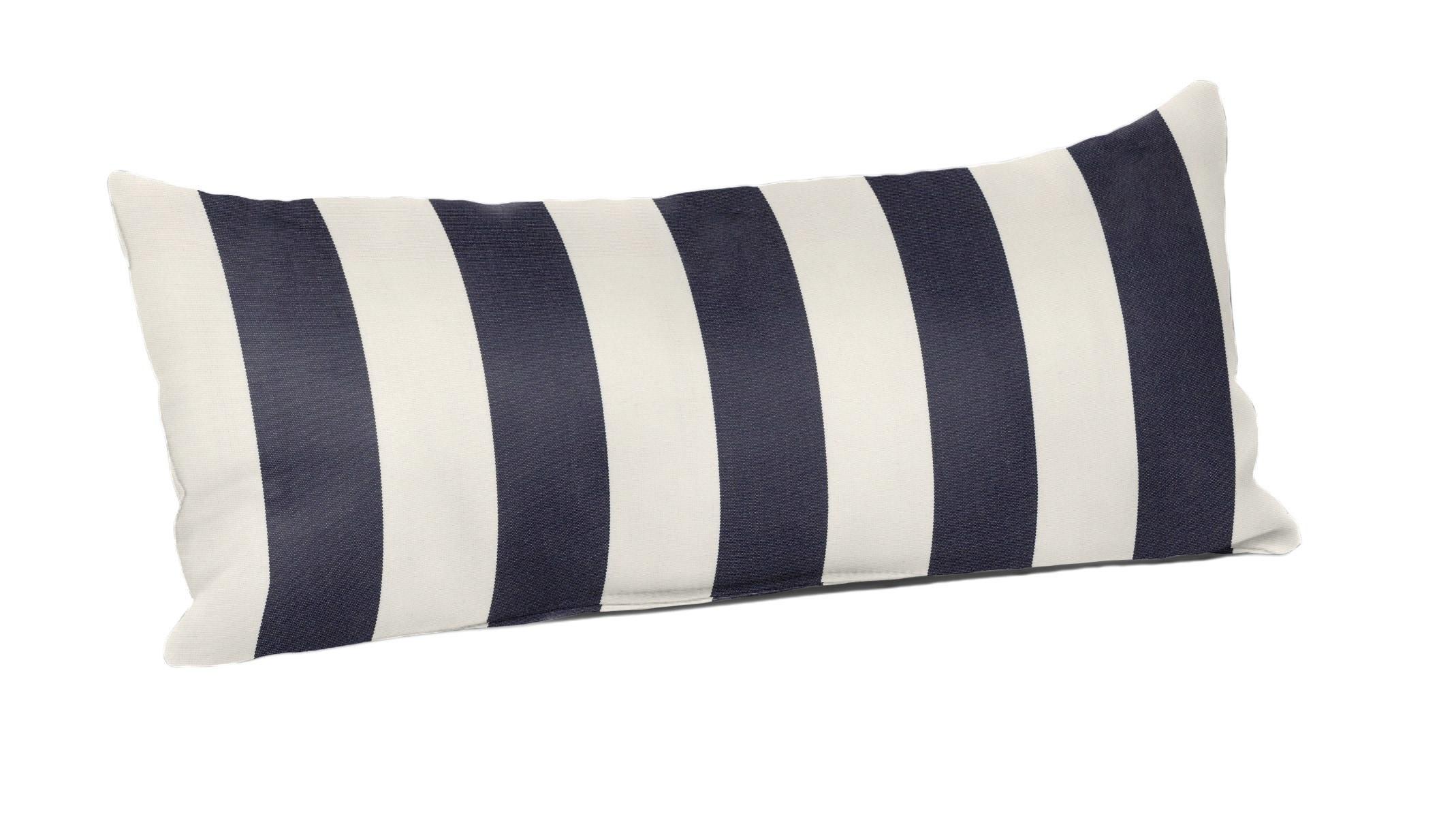 Casual Cushion Stripe Sunbrella Fabric Indoor/Outdoor Lumbar Pillow
