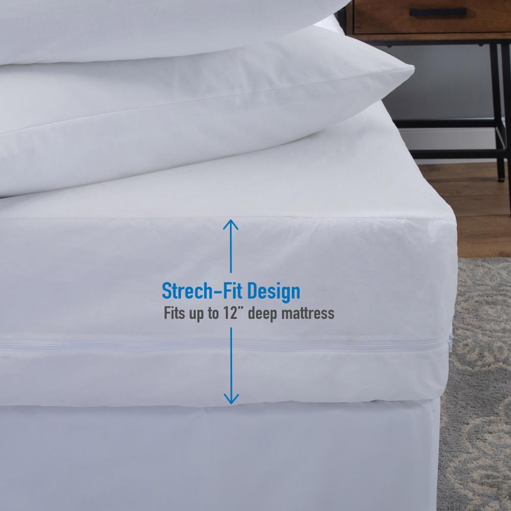 Home Details Twin Deluxe Mattress Protector with Full Zippered Encasement