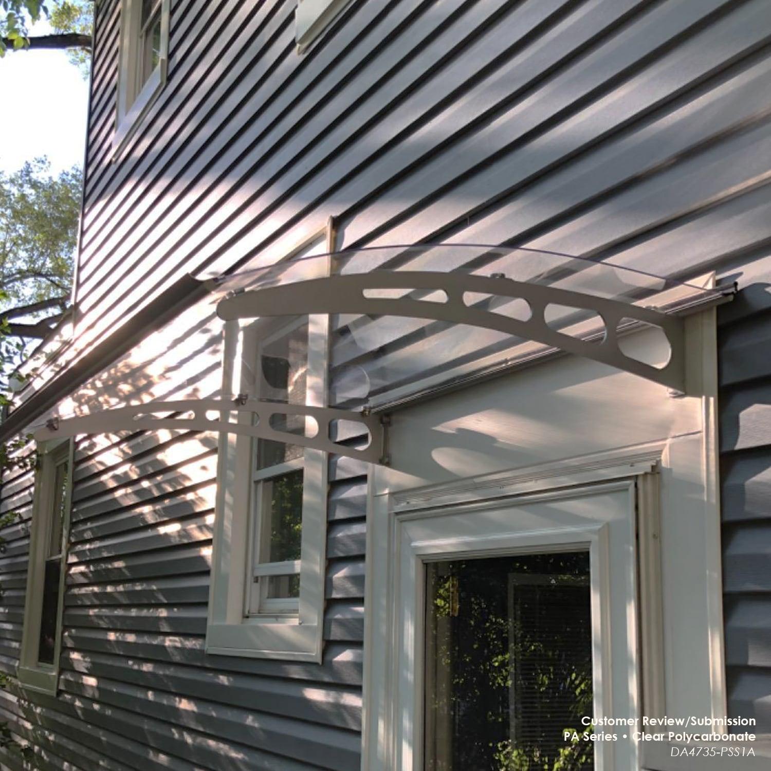 Advaning 7.9'' D Polycarbonate Cover Retractable Door / Window Awning