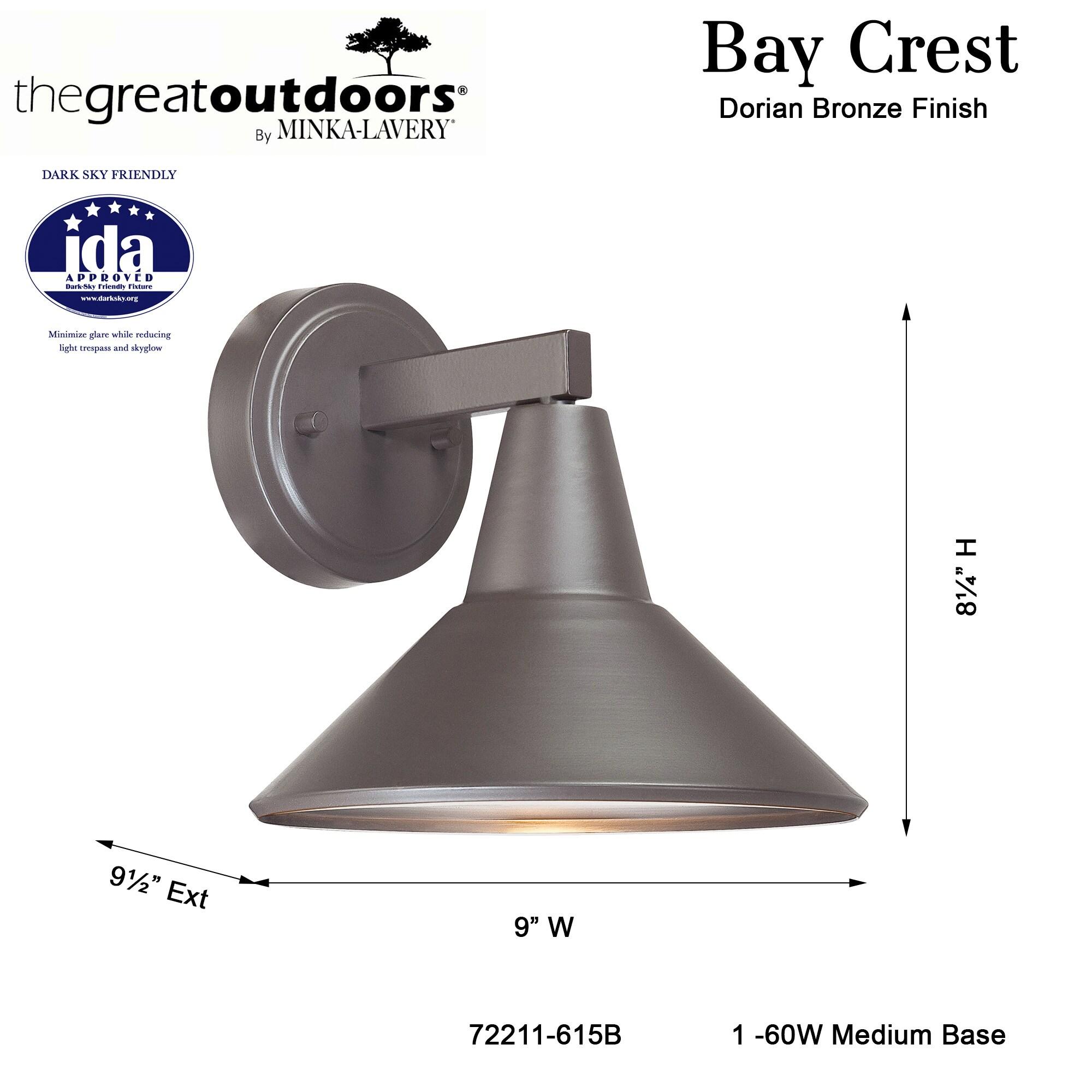 Bay Crest Aluminum Wall Light