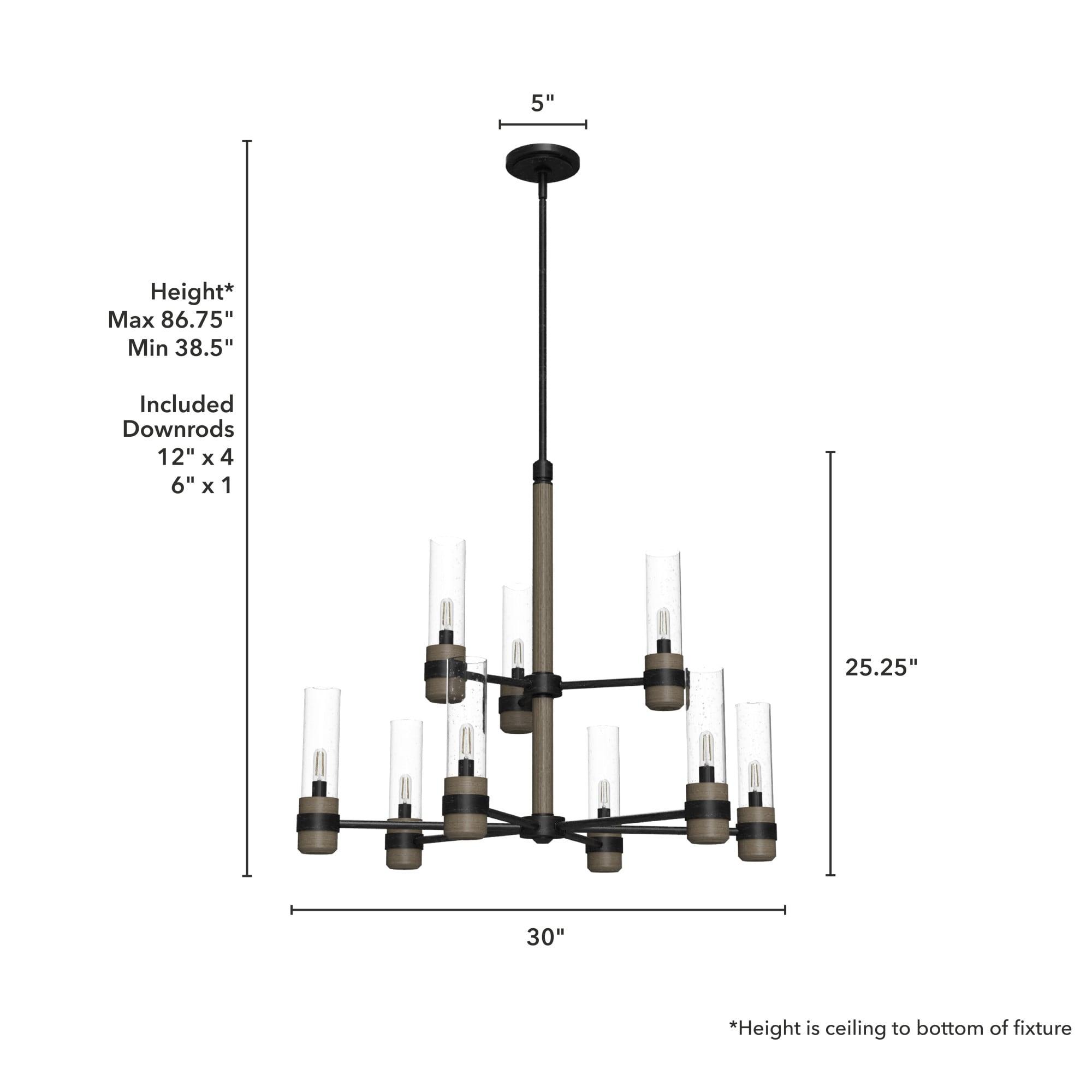 River Mill 9 Light 2 Tier Candle Style Classic / Traditional Chandelier