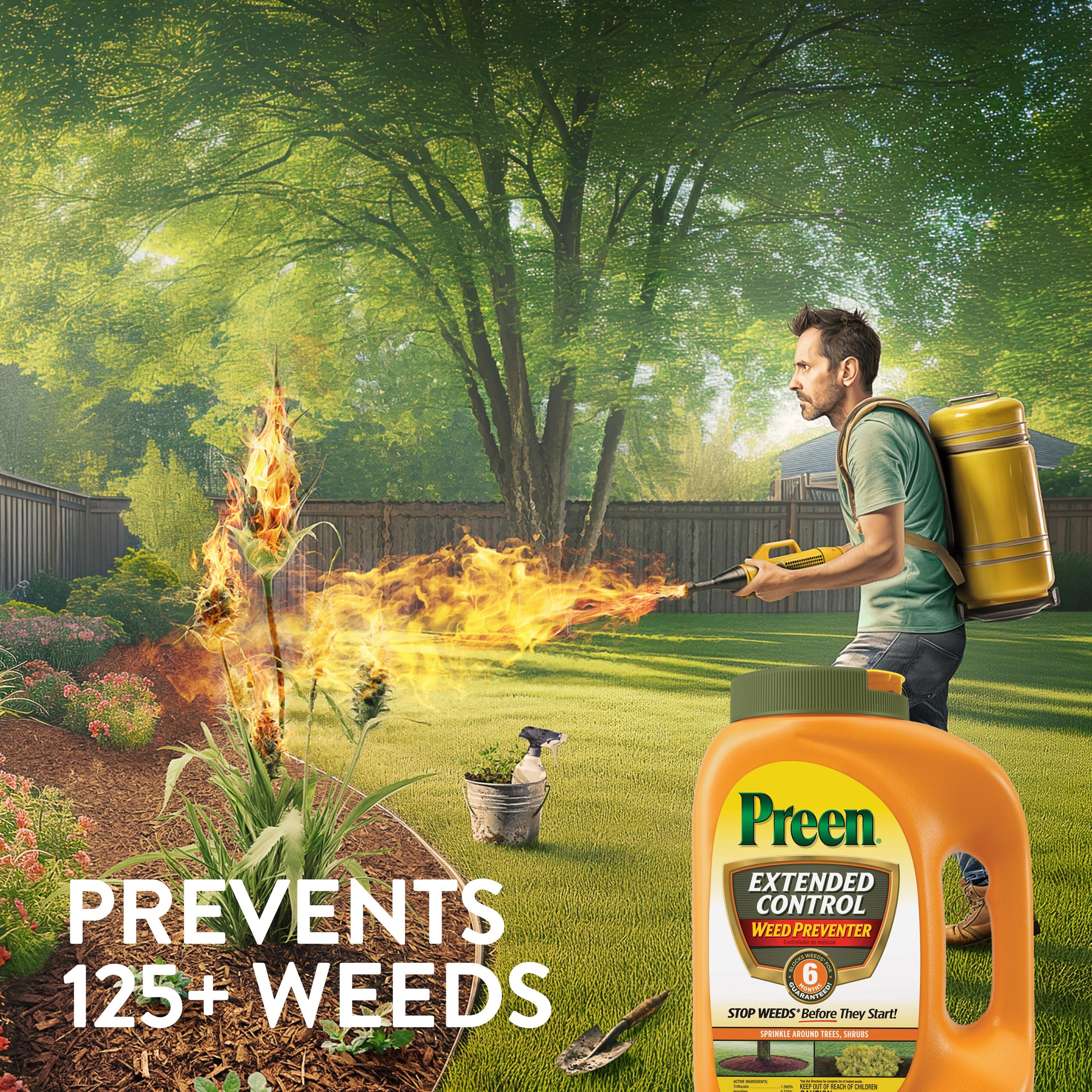 Preen Extended Control Weed Preventer - 10 lb. Bag - Covers 1,630 Sq. ft.