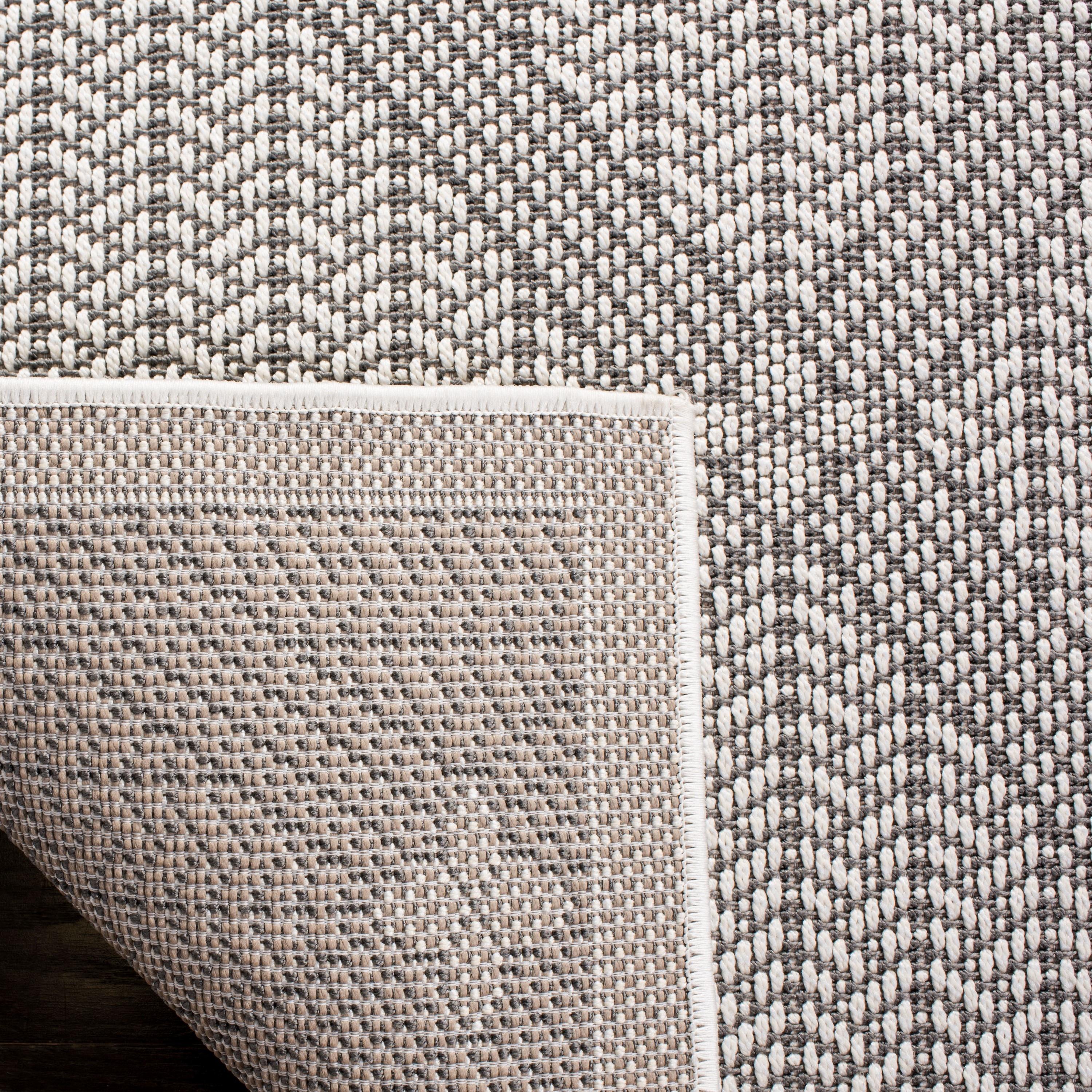 Bermuda BMU811 Power Loomed Indoor/Outdoor Area Rug - Cream/Gray - 8'x8' - Safavieh.