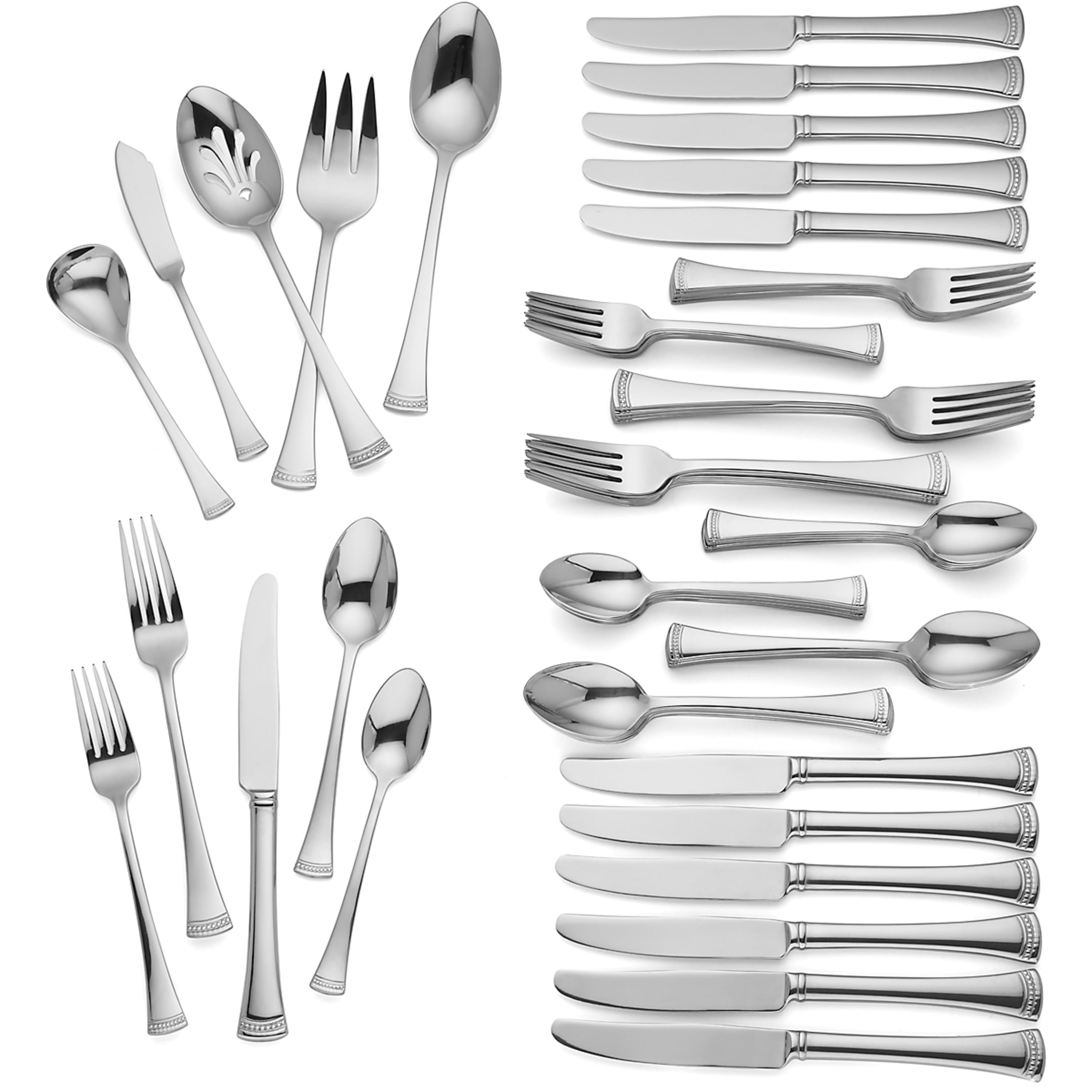 Lenox Portola 65-Piece Flatware & Serving Set, Service for 12