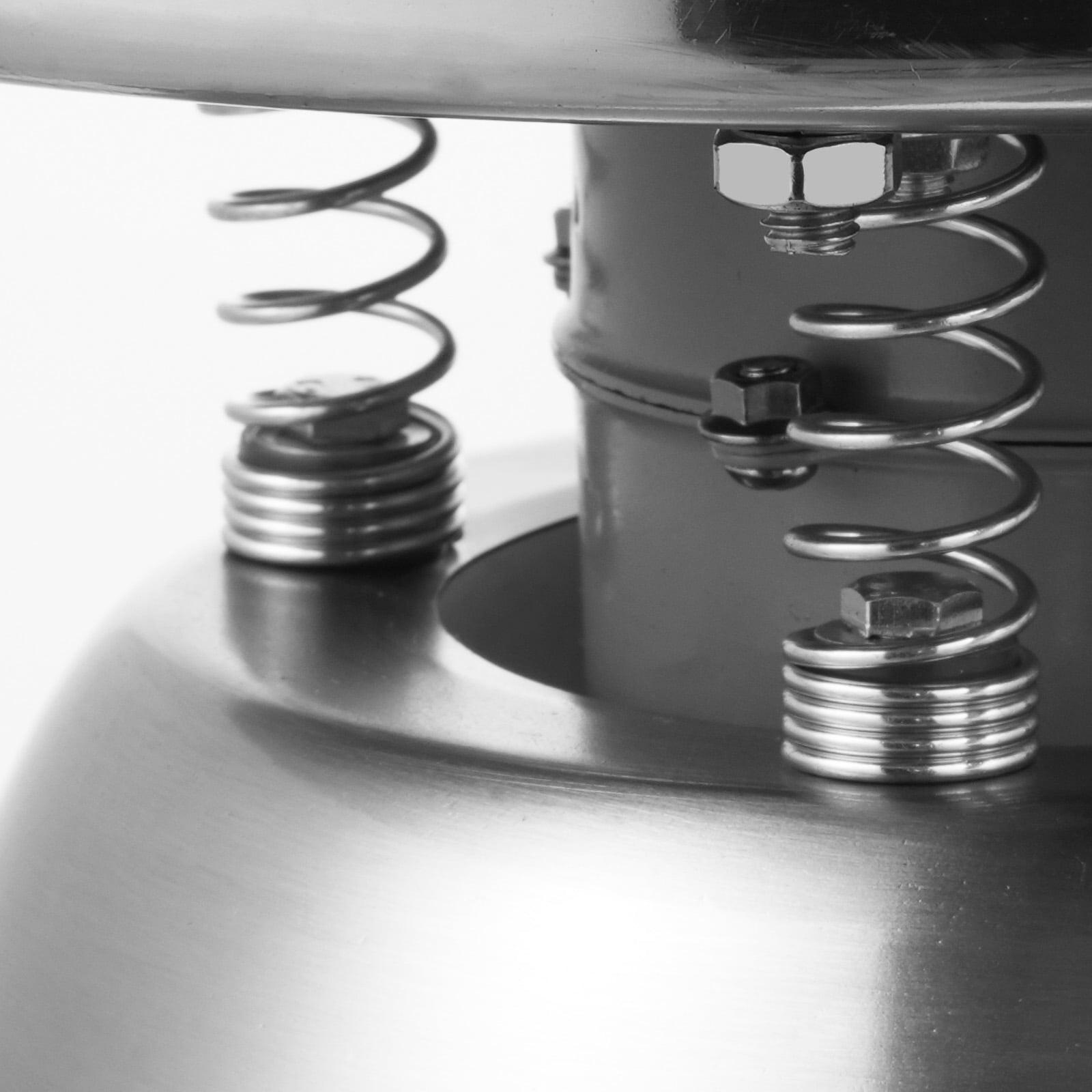 VEVOR Automatic Electric Vibrating Sieve, Stainless Steel Sifter Shaker Machine with 40+60 Mesh, 45W Automatic Powder Sifter Machine Countertop