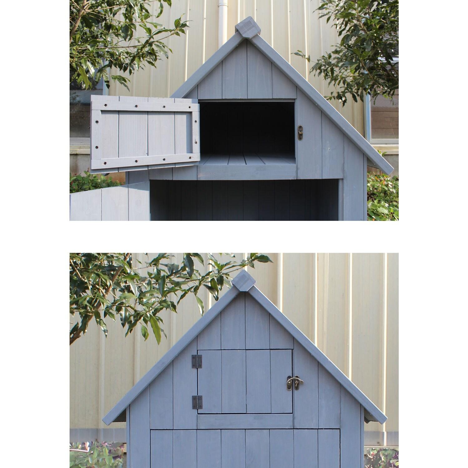 Hanover 2 ft. 5 in. W x 2 ft D Solid Wood Storage Shed