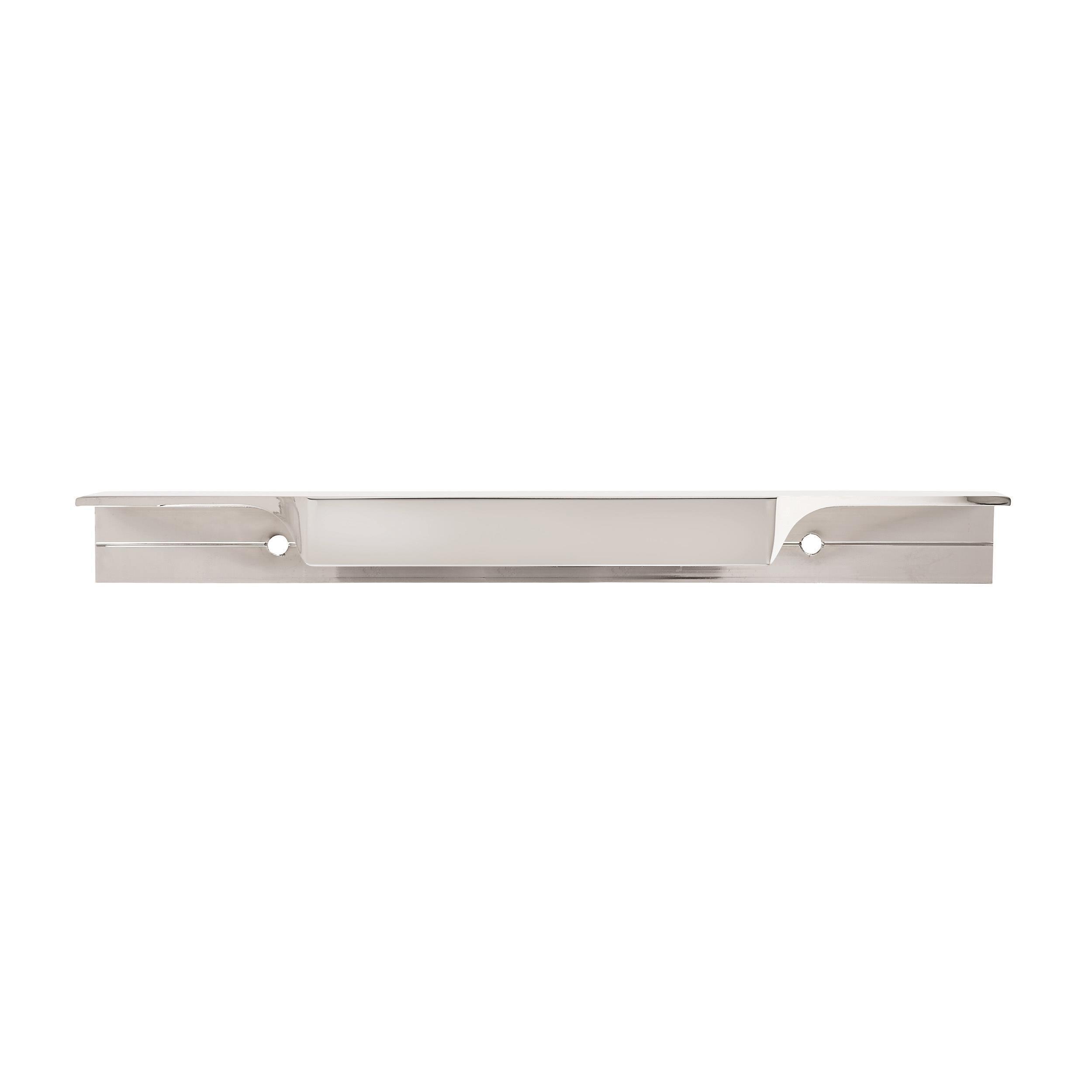 Extent 4-9/16 in. (116mm) Modern Polished Chrome Cabinet Edge Pull