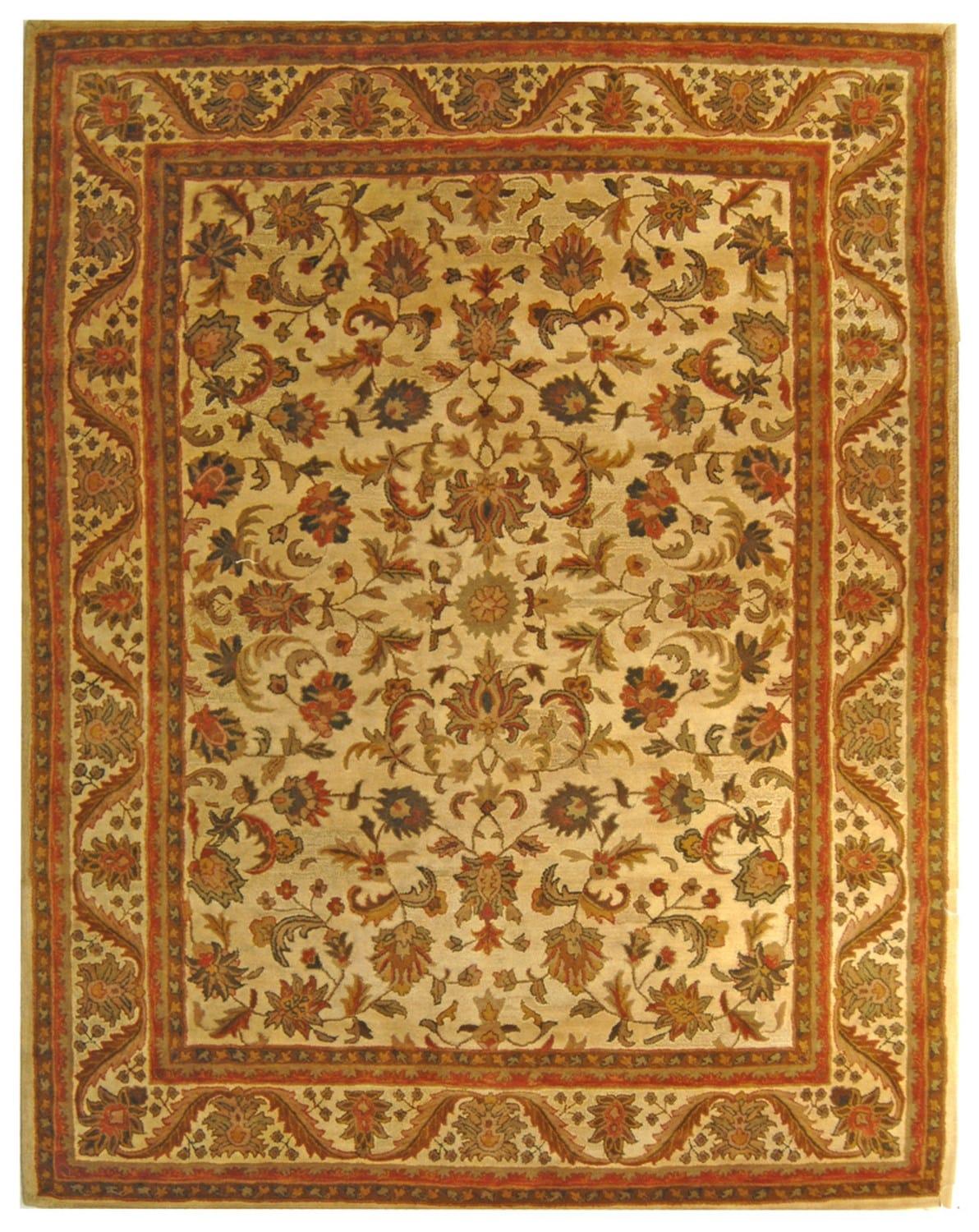 Antiquity AT52 Hand Tufted Indoor Area Rug - Gold - 8'3"x11' - Safavieh