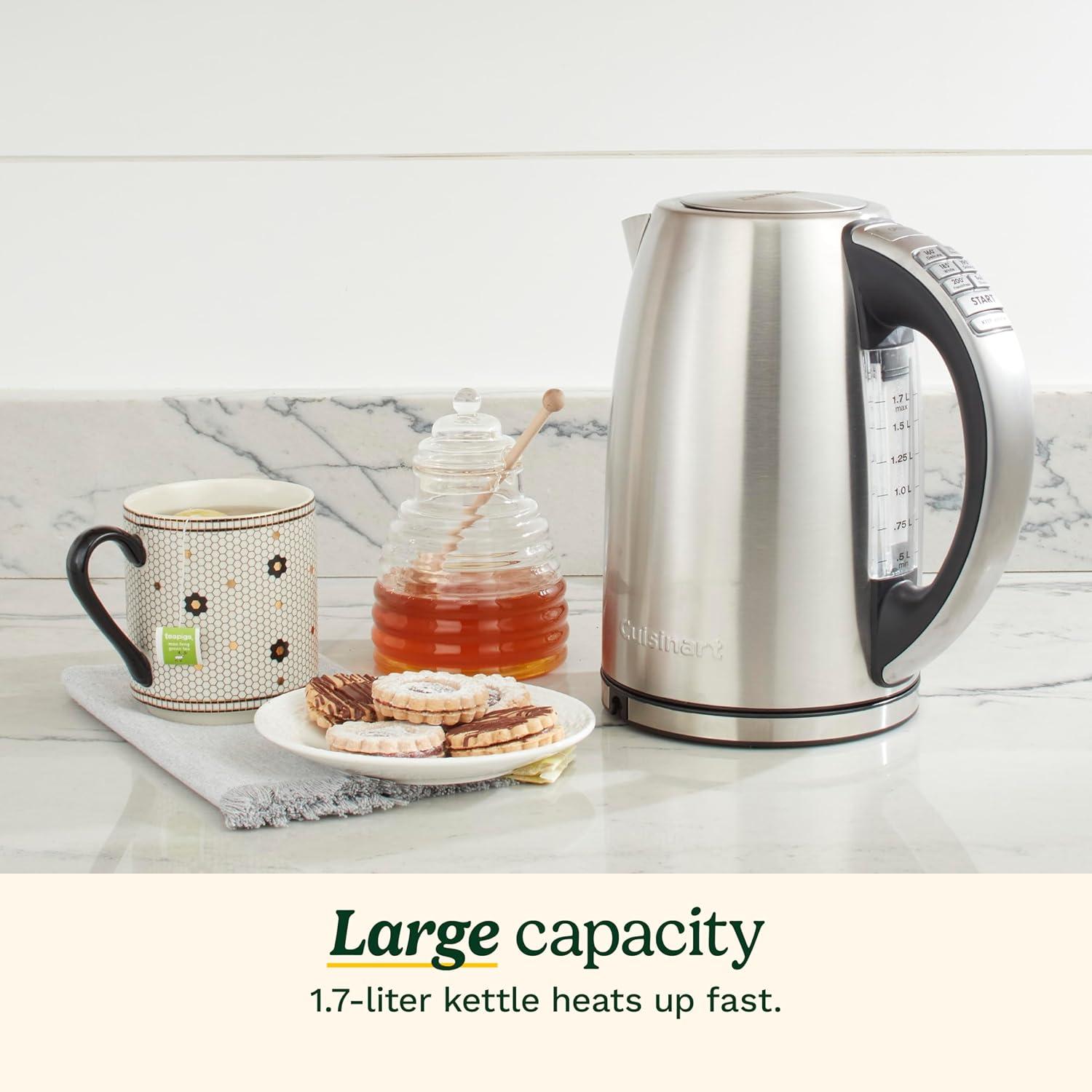 Cuisinart ® PerfecTemp™ Cordless Programmable Electric Tea Kettle