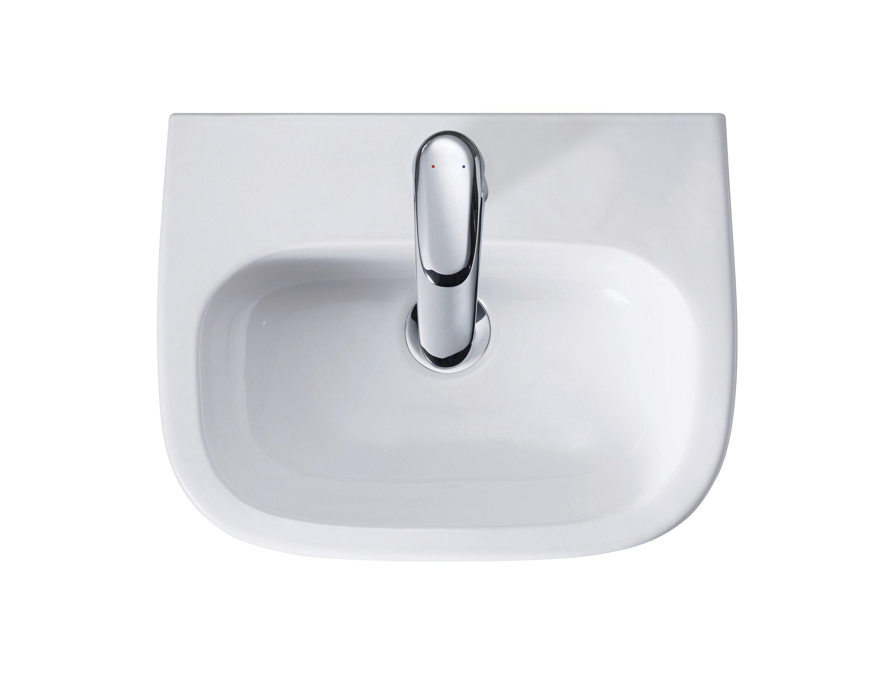 D-Code Ceramic 18" Bathroom Sink with Overflow