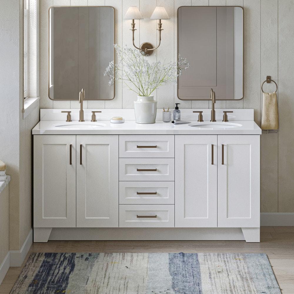 Ariel Q073dwqovo Taylor 73" Free Standing Double Basin Vanity Set - White