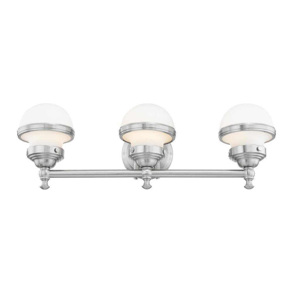 Livex Lighting Oldwick 3 - Light Vanity in  Brushed Nickel