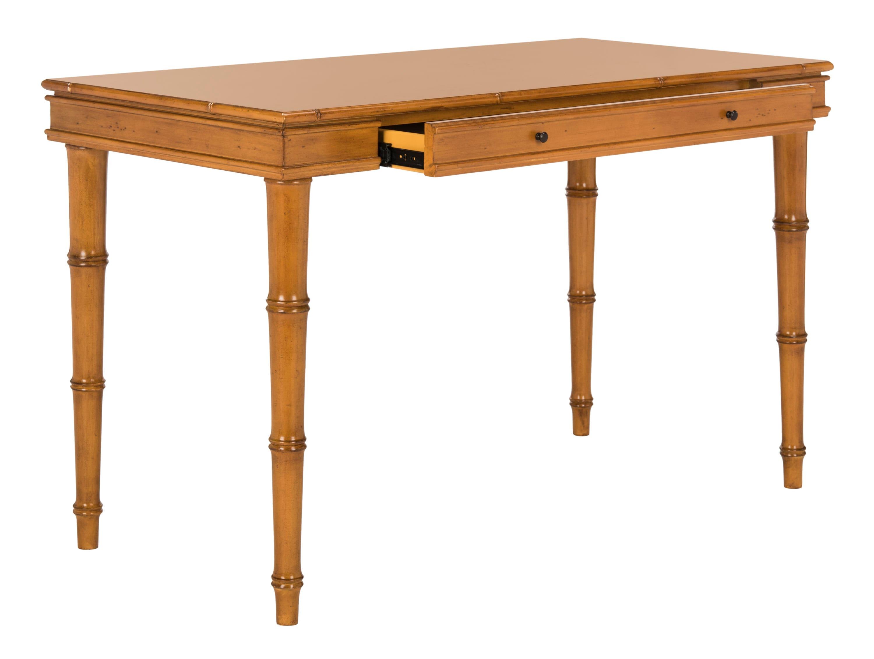 Noely  1 Drawer Writing Desk - DSK3500 - Brown - Safavieh