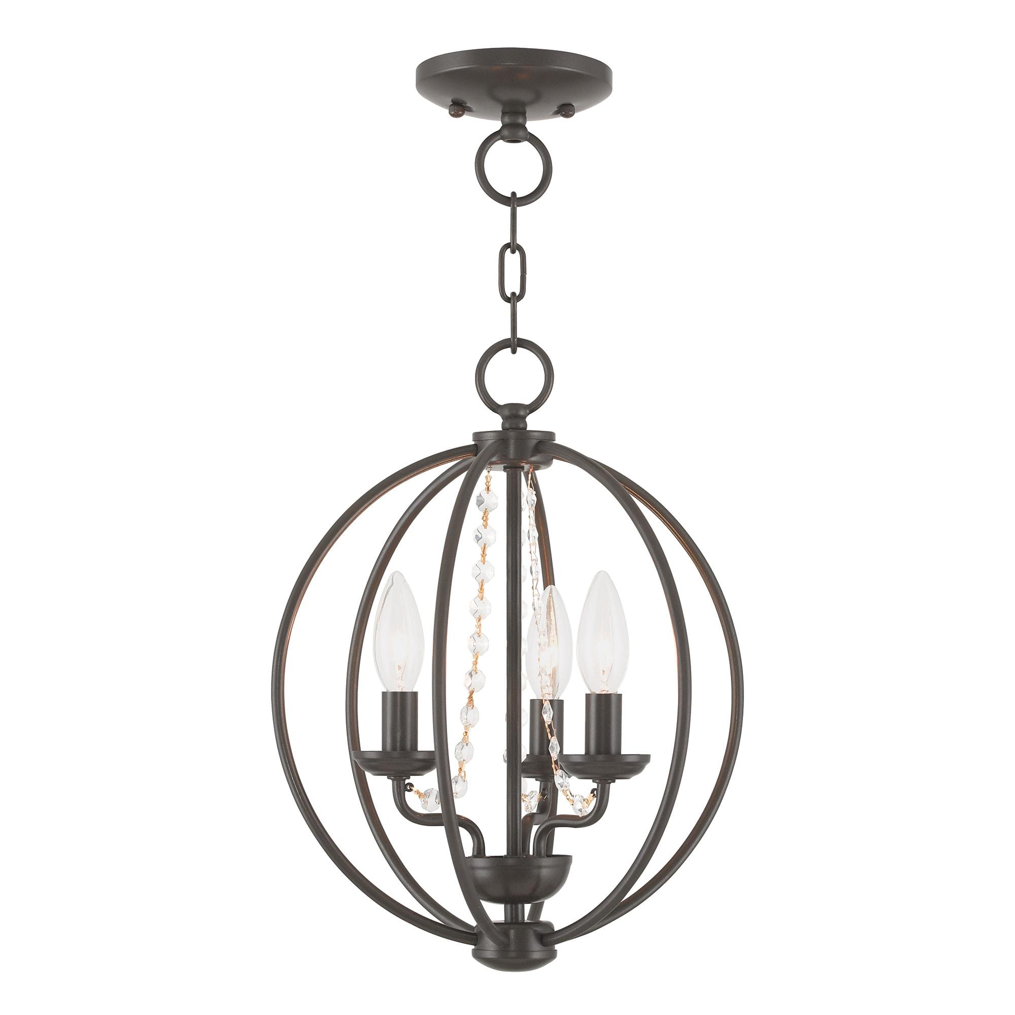 Livex Lighting Arabella 3 - Light Chandelier in  English Bronze
