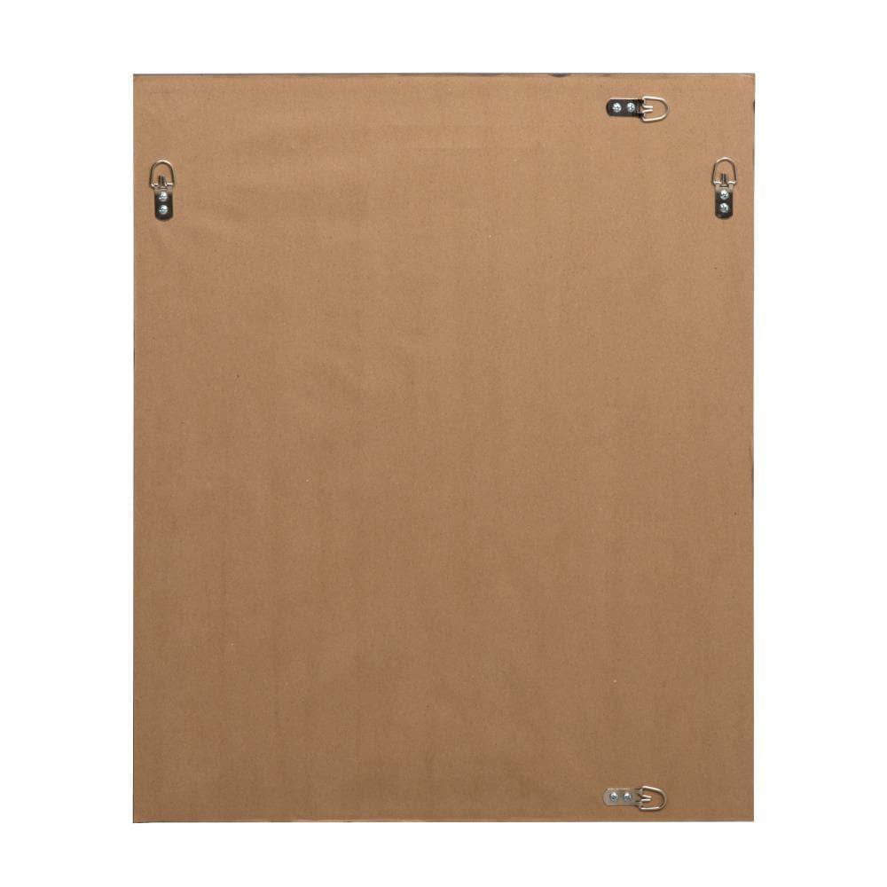 Kate & Laurel All Things Decor 18.7" x 24.7" Rhodes Rectangle Wall Mirror Bronze : Modern Beveled, No Assembly Required