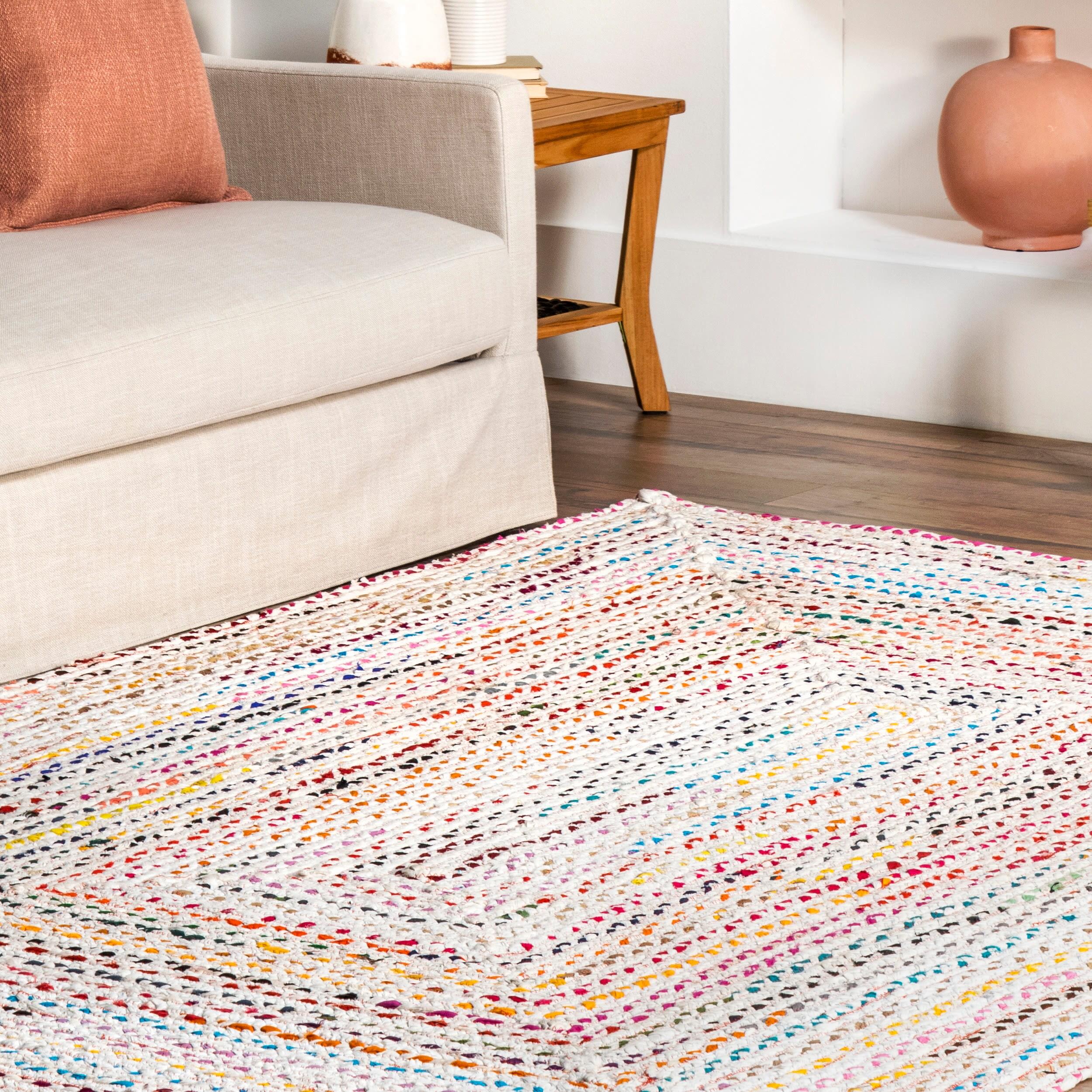nuLOOM Tammara Hand Braided Area Rug, 3' x 5', Ivory