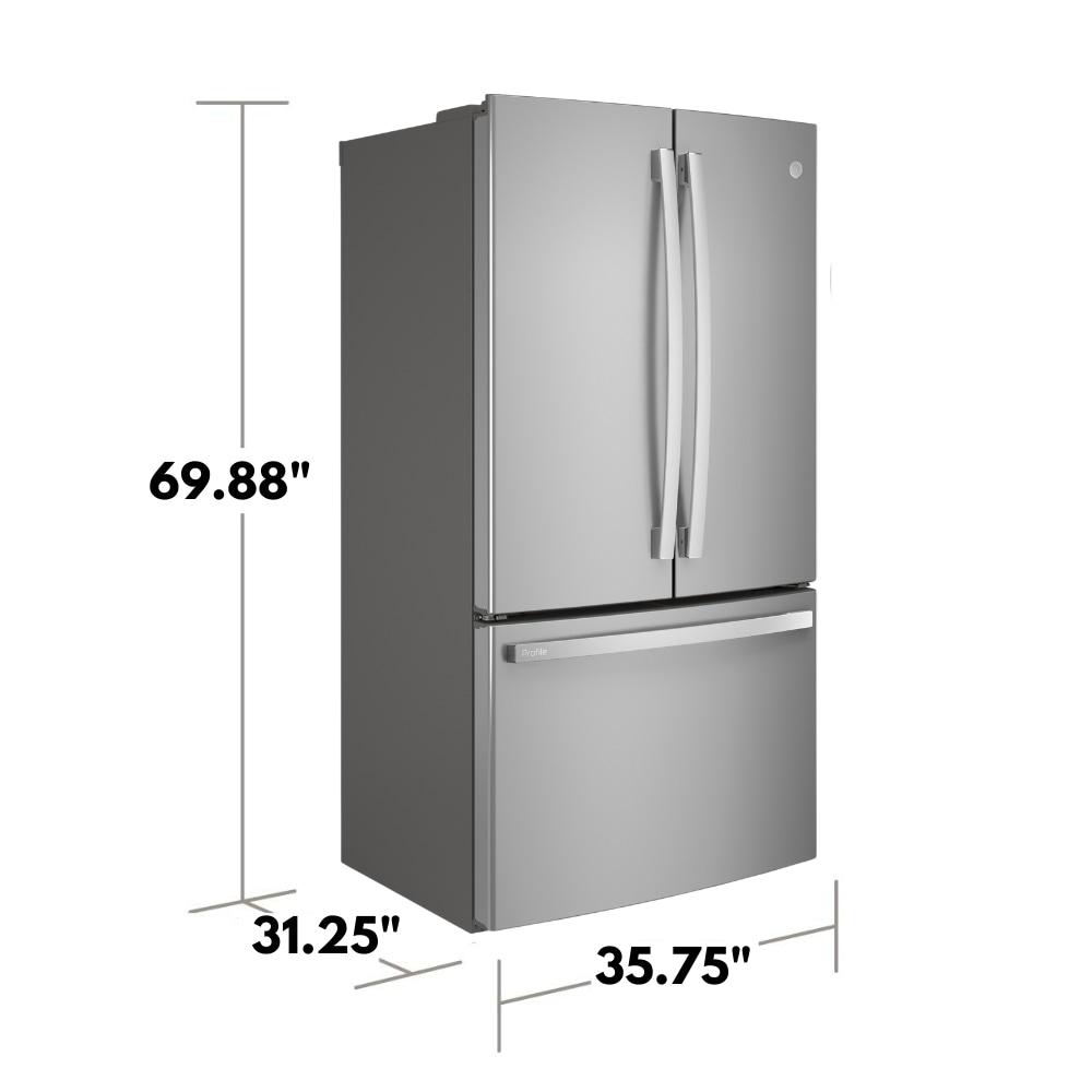 35.75" Counter Depth French Door 23.1 cu. ft. ENERGY STAR Refrigerator