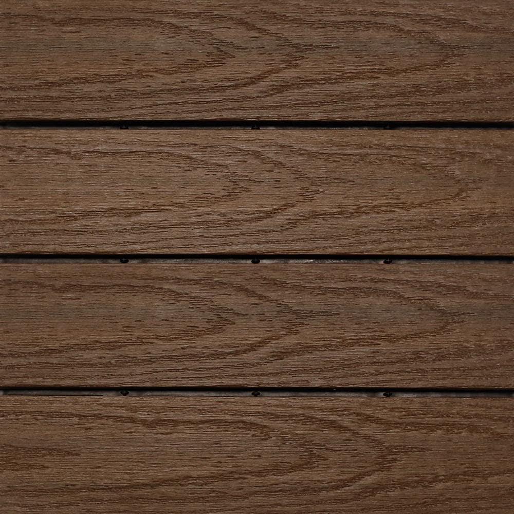 UltraShield Naturale Composite 12" x 12" Interlocking Deck Tile