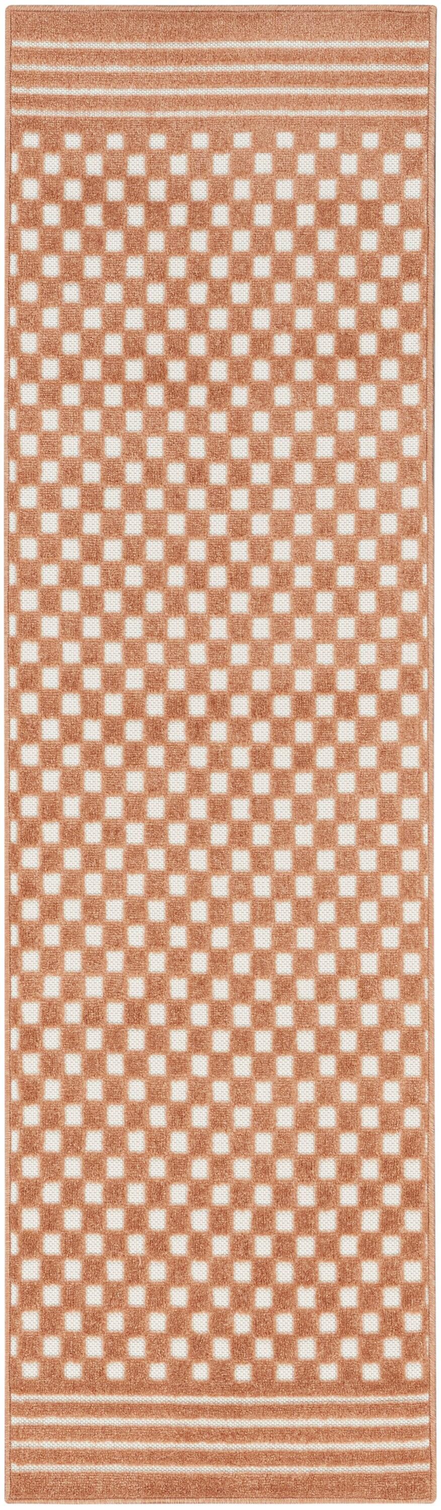Nourison Casual 2' x 6' Copper Modern Indoor Rug