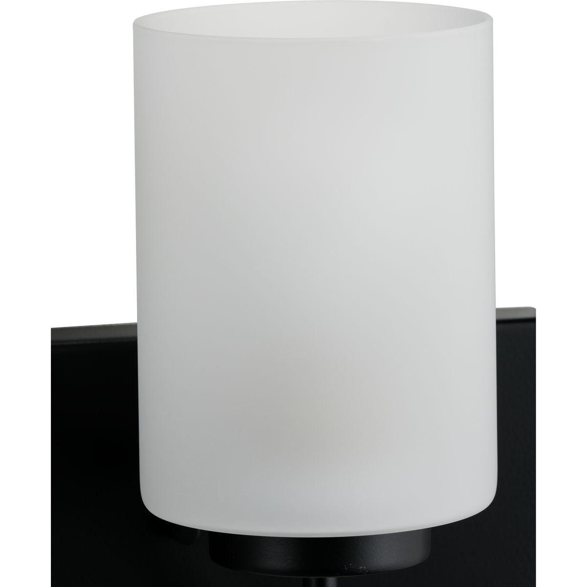Progress Lighting Merry Collection 2-Light Brushed Nickel Etched Glass Transitional Bath Vanity Light