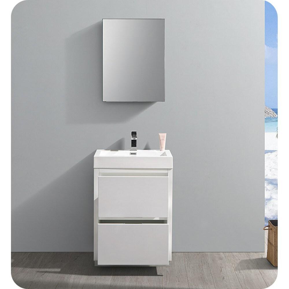 Valencia 24" Freestanding Single Sink Bathroom Vanity with Top and Sink (Faucet Not Included)