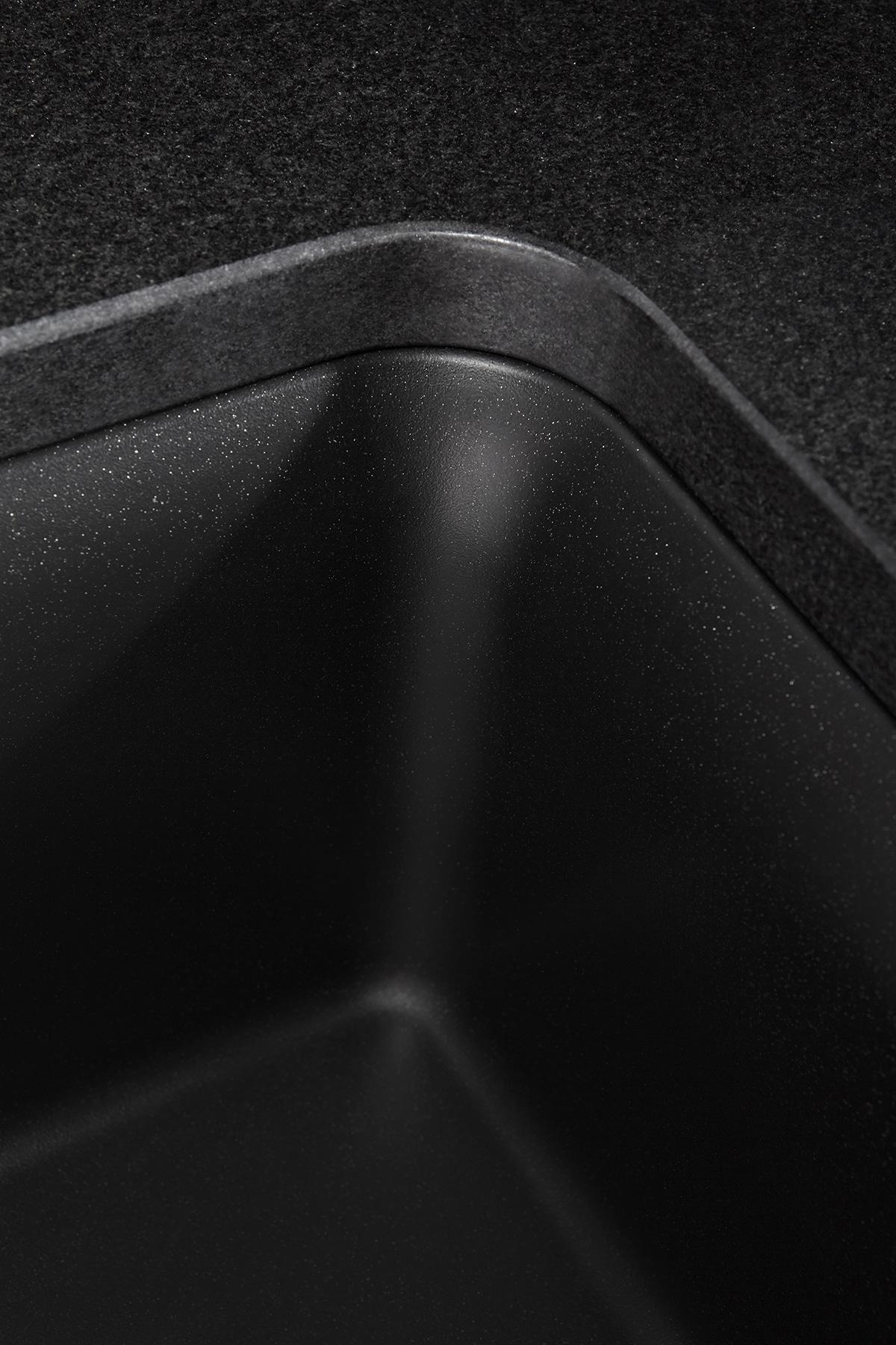 KOHLER K-8204-CM1 Cairn Sink, 33" Neoroc Composite Undermount Double-Bowl Kitchen Sink, Composite Kitchen Sink with Sink Rack, Matte Black